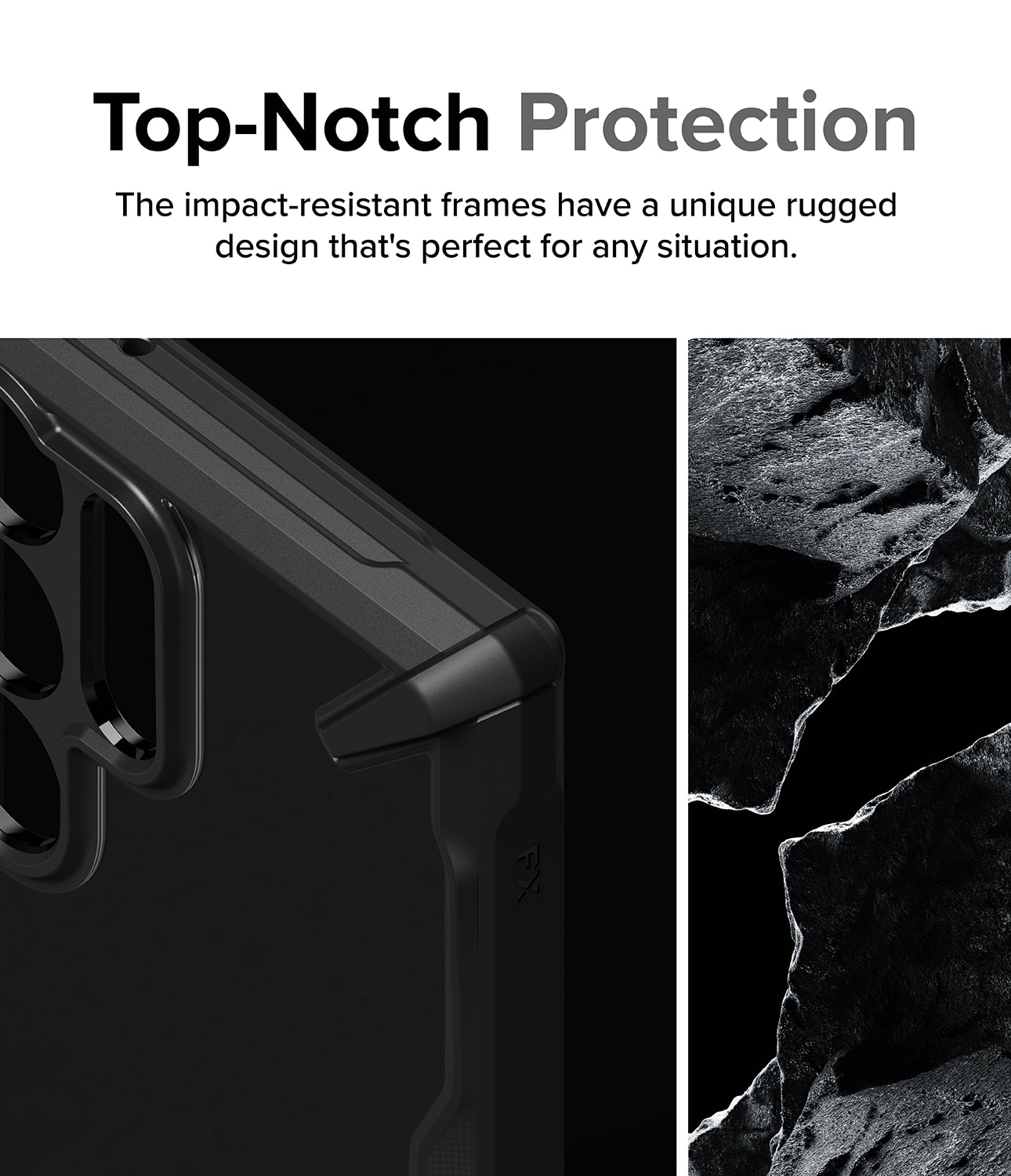 Coque Fusion X Samsung Galaxy S24 Ultra, Noir