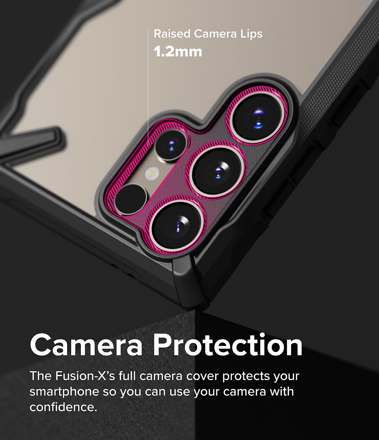 Coque Fusion X Samsung Galaxy S24 Ultra, Noir