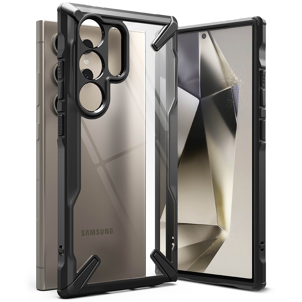 Coque Fusion X Samsung Galaxy S24 Ultra, noir