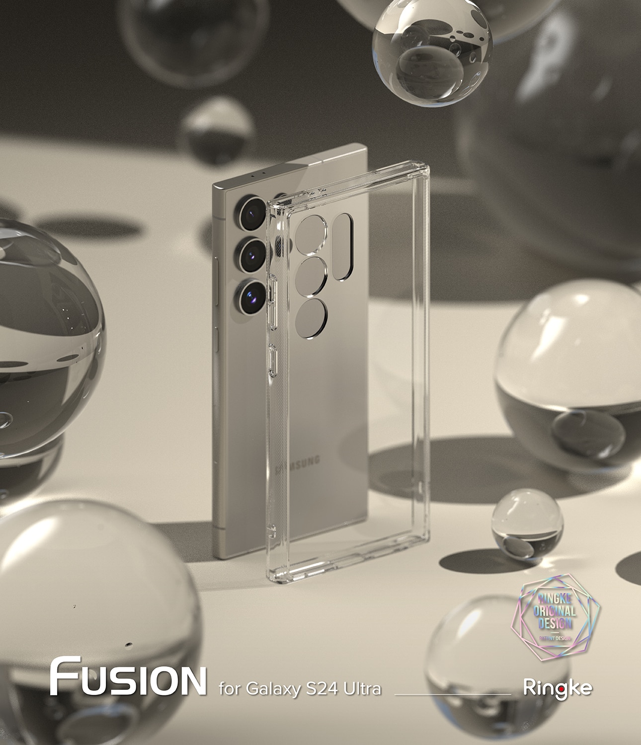 Coque Fusion Samsung Galaxy S24 Ultra, Transparent