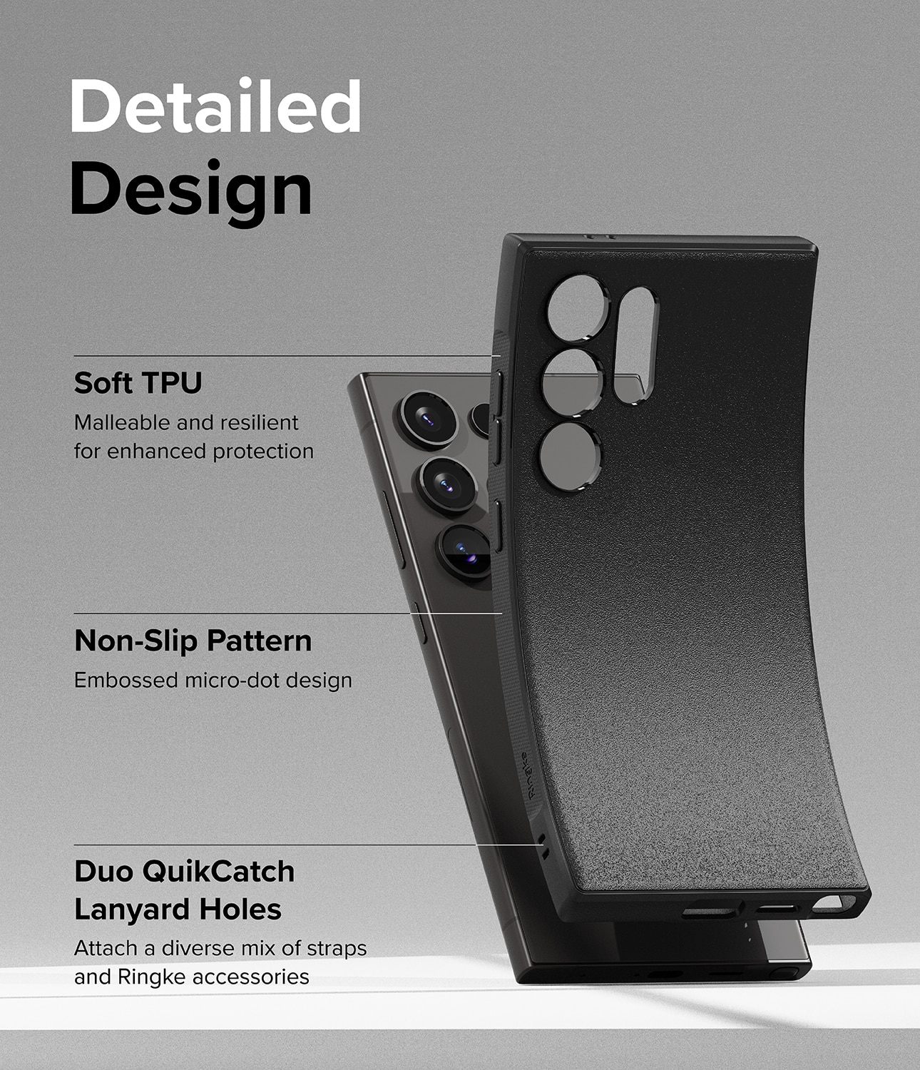 Coque Onyx Samsung Galaxy S24 Ultra, Black