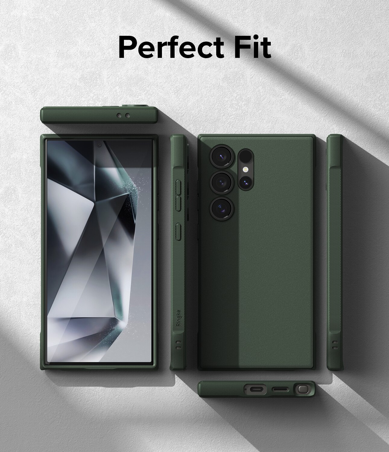 Coque Onyx Samsung Galaxy S24 Ultra, Dark Green