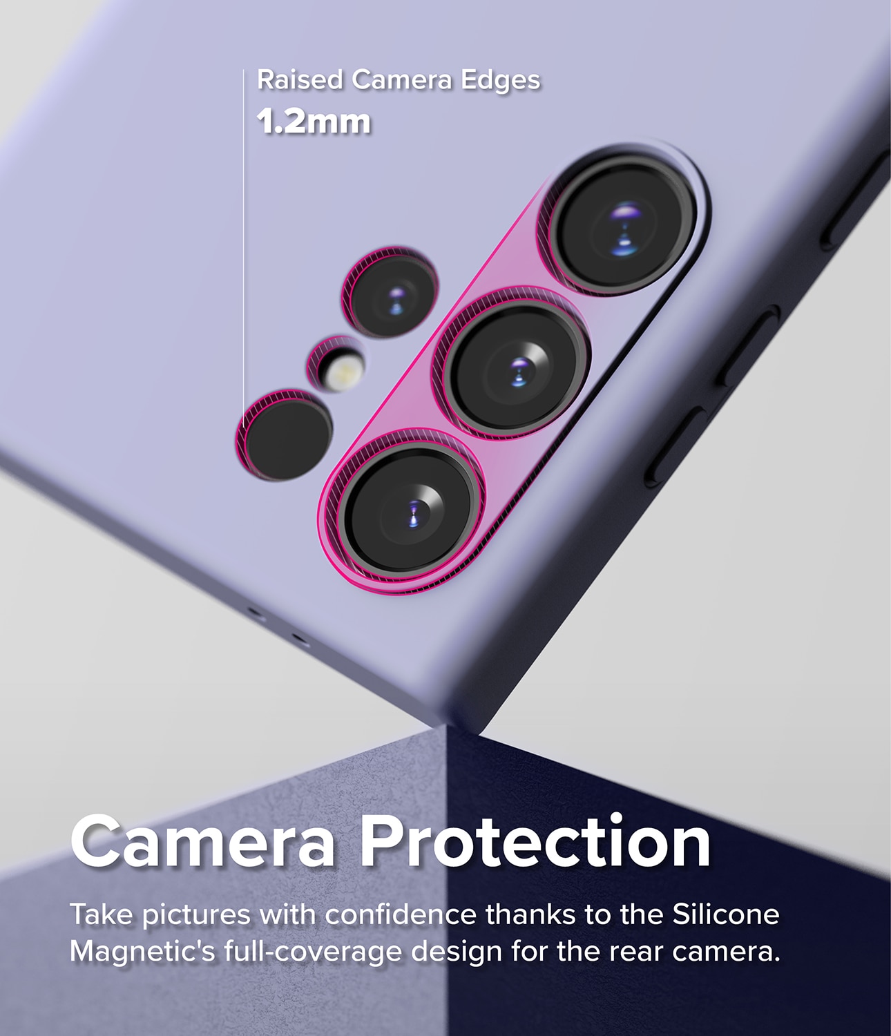 Silicone Magnetic Coque Samsung Galaxy S24 Ultra Lavender