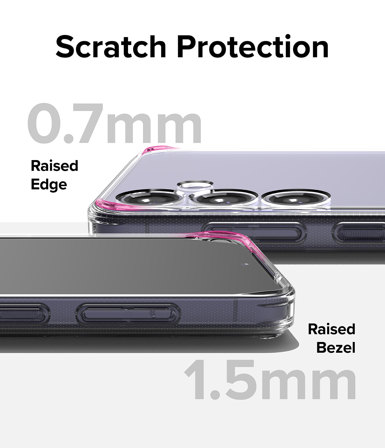 Coque Fusion Samsung Galaxy S24 Plus, Transparent