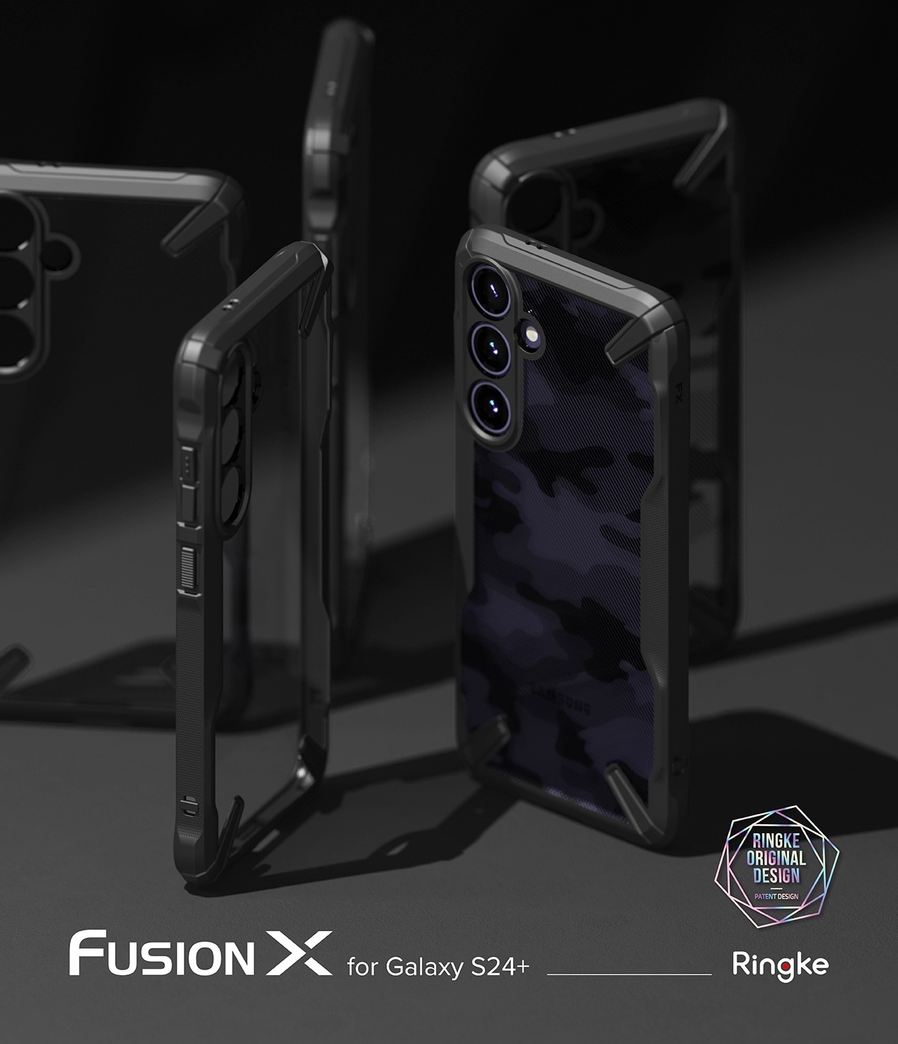 Coque Fusion X Samsung Galaxy S24, noir