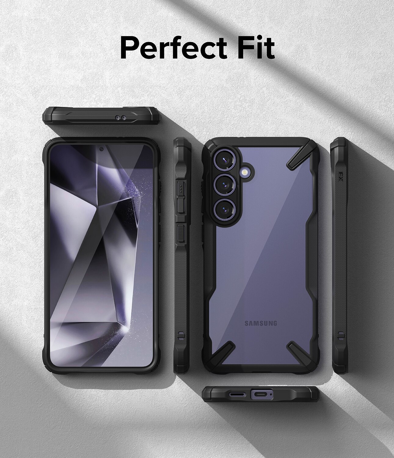 Coque Fusion X Samsung Galaxy S24, Noir