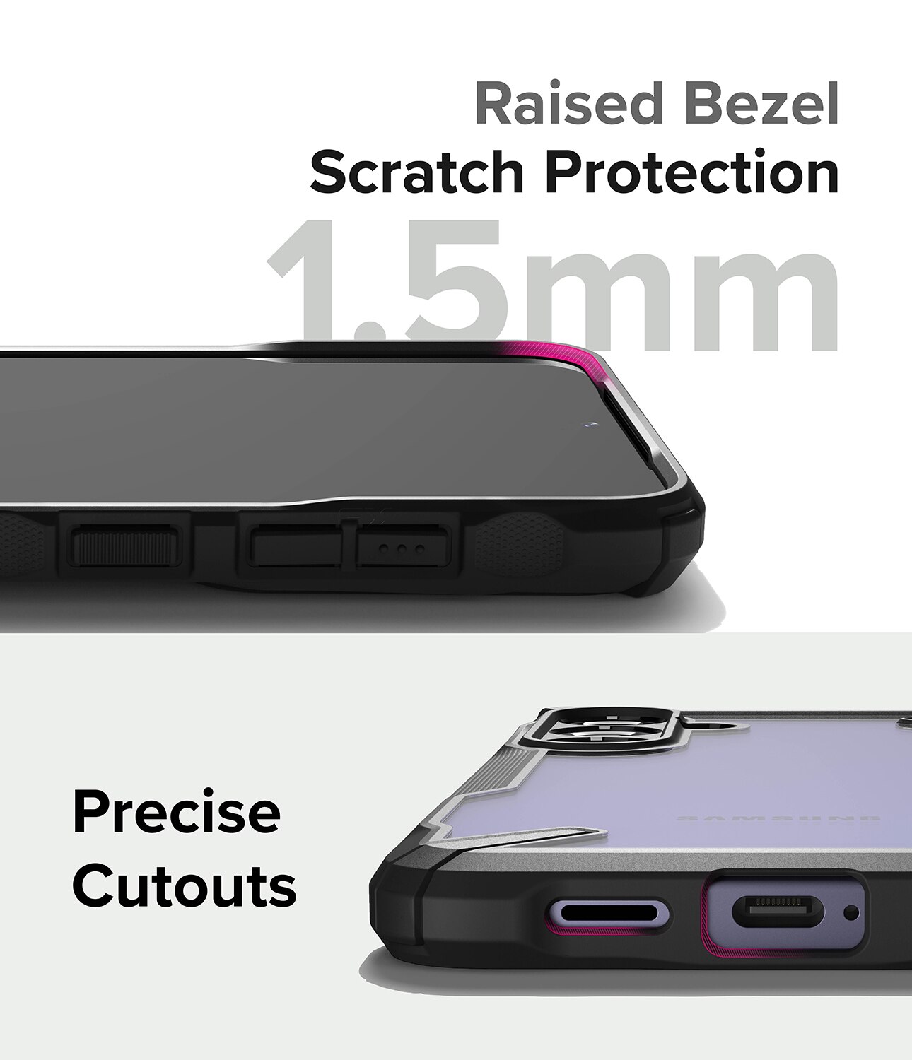 Coque Fusion X Samsung Galaxy S24, Noir