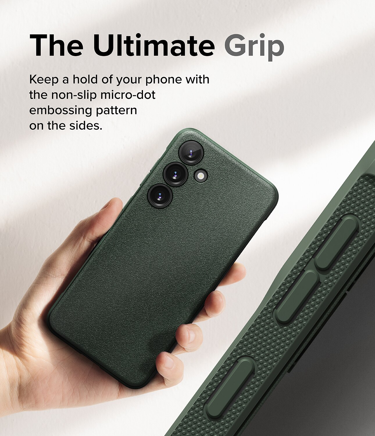 Coque Onyx Samsung Galaxy S24, Dark Green