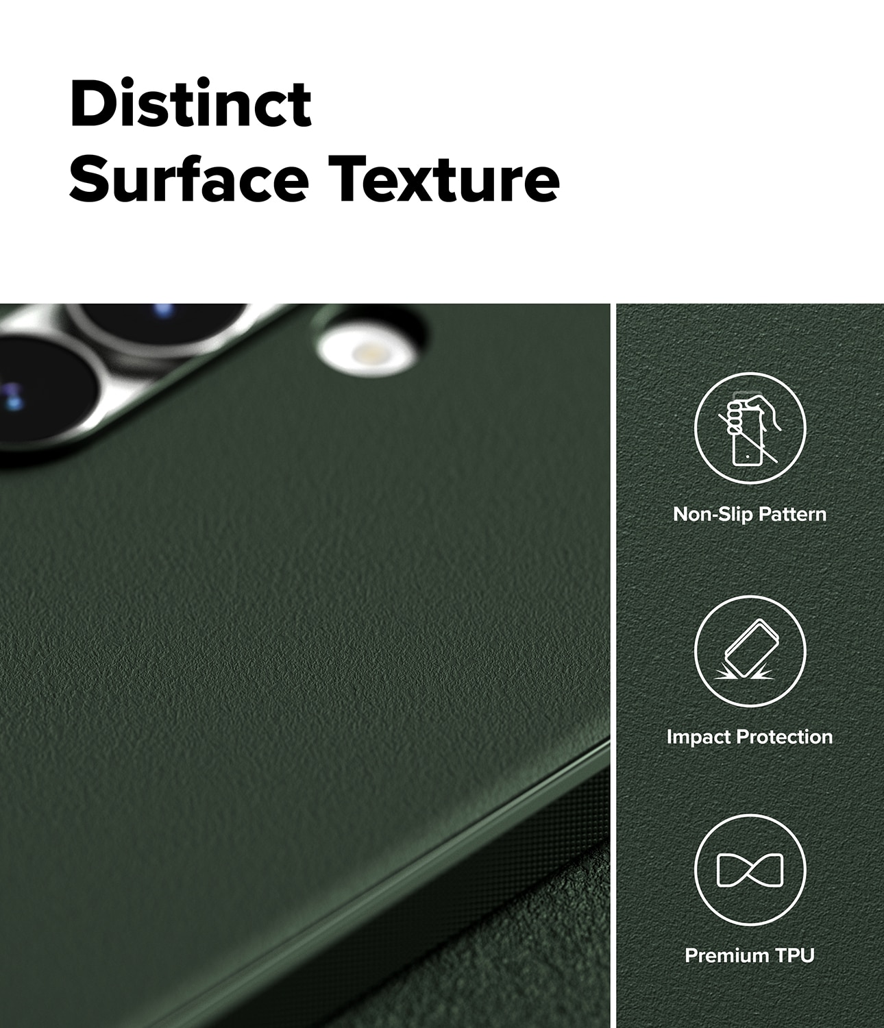 Coque Onyx Samsung Galaxy S25 FE, Dark Green