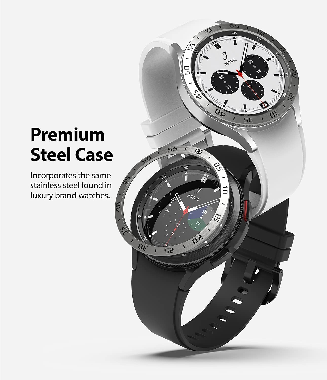 Bezel Styling Samsung Galaxy Watch 4 Classic 46mm Argent