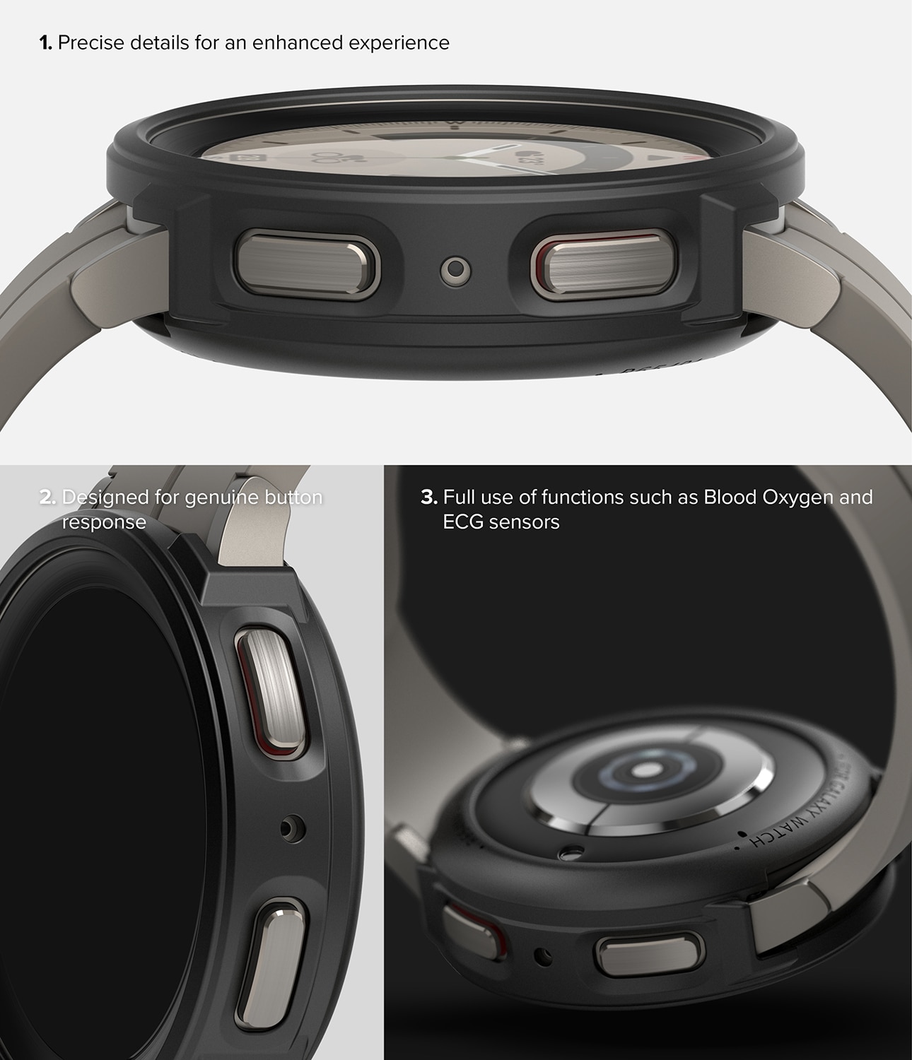 Coque Air Sports Samsung Galaxy Watch 5 Pro 45mm Black