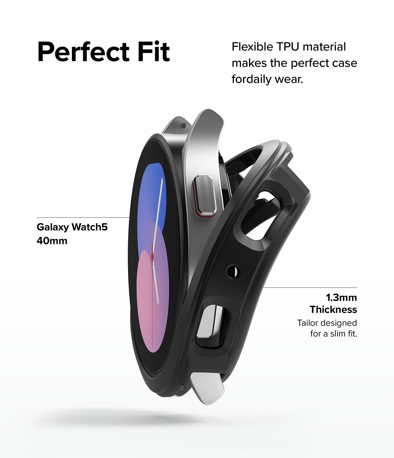 Coque Air Sports Samsung Galaxy Watch 5 40mm Noir