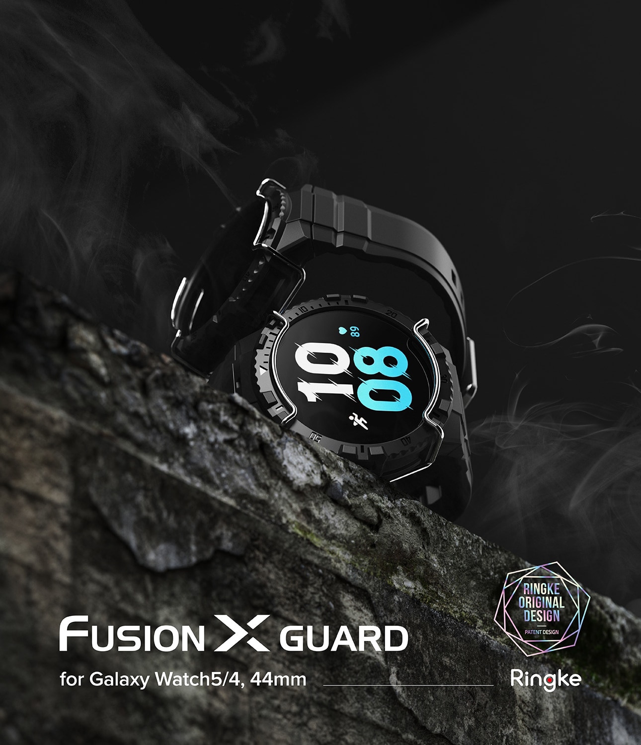 Fusion-X Guard Case+Band Samsung Galaxy Watch 5 44mm, Black