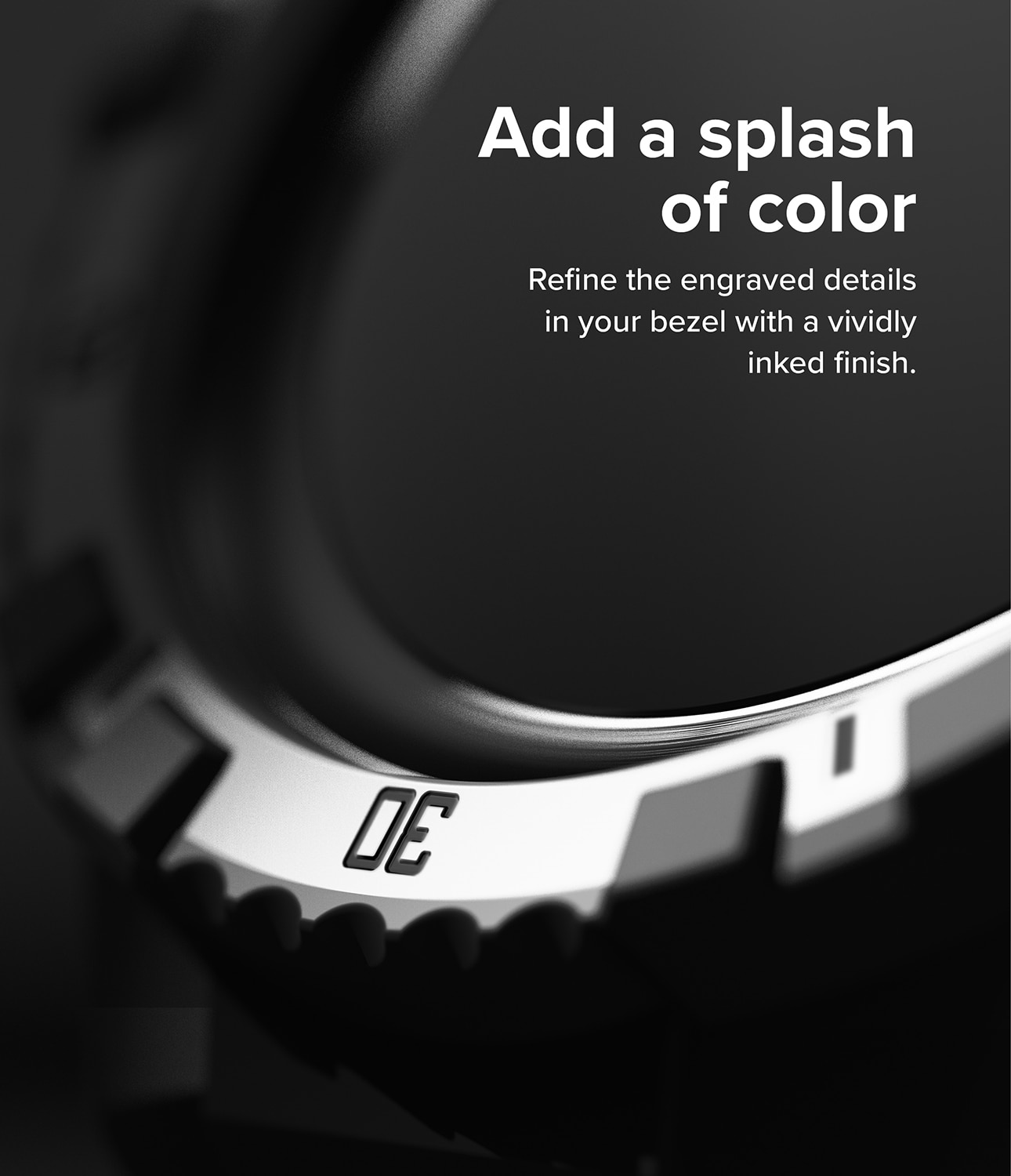 Fusion X Coque Samsung Galaxy Watch 5 Pro 45mm White (Black Index)
