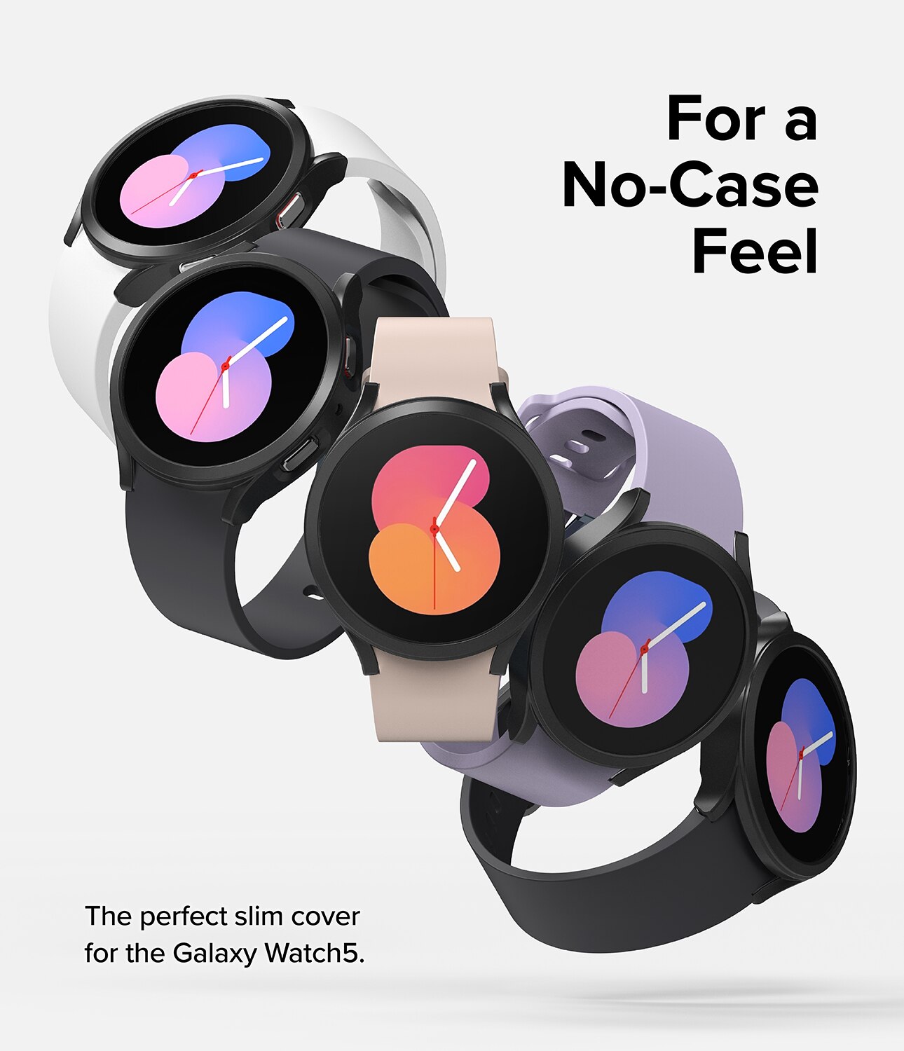 Coque Slim (2 pièces) Samsung Galaxy Watch 5 44mm, Multi-couleur / motif