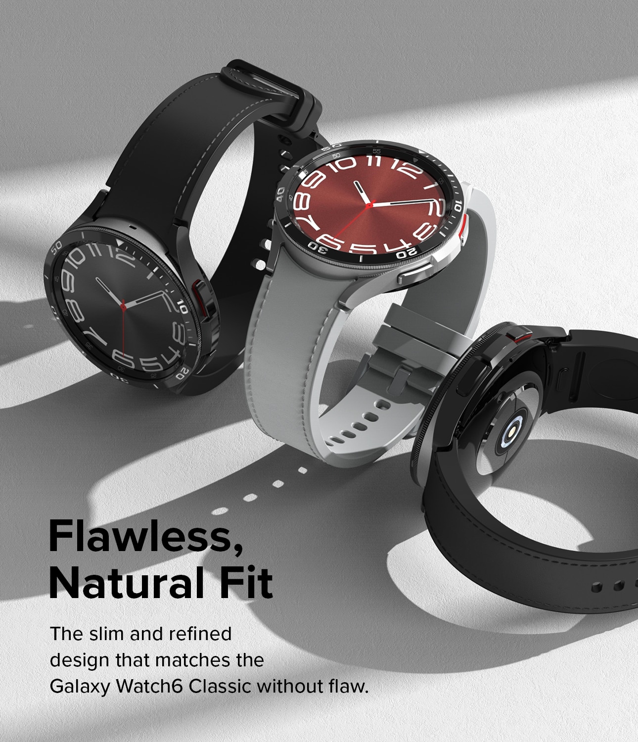Bezel Styling Samsung Galaxy Watch 6 Classic 43mm, noir
