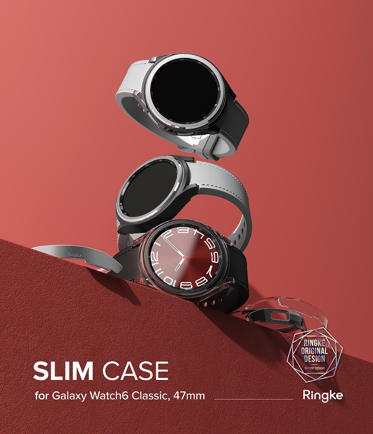 Coque Slim (2 pièces) Samsung Galaxy Watch 6 Classic 47mm, Multi-couleur / motif