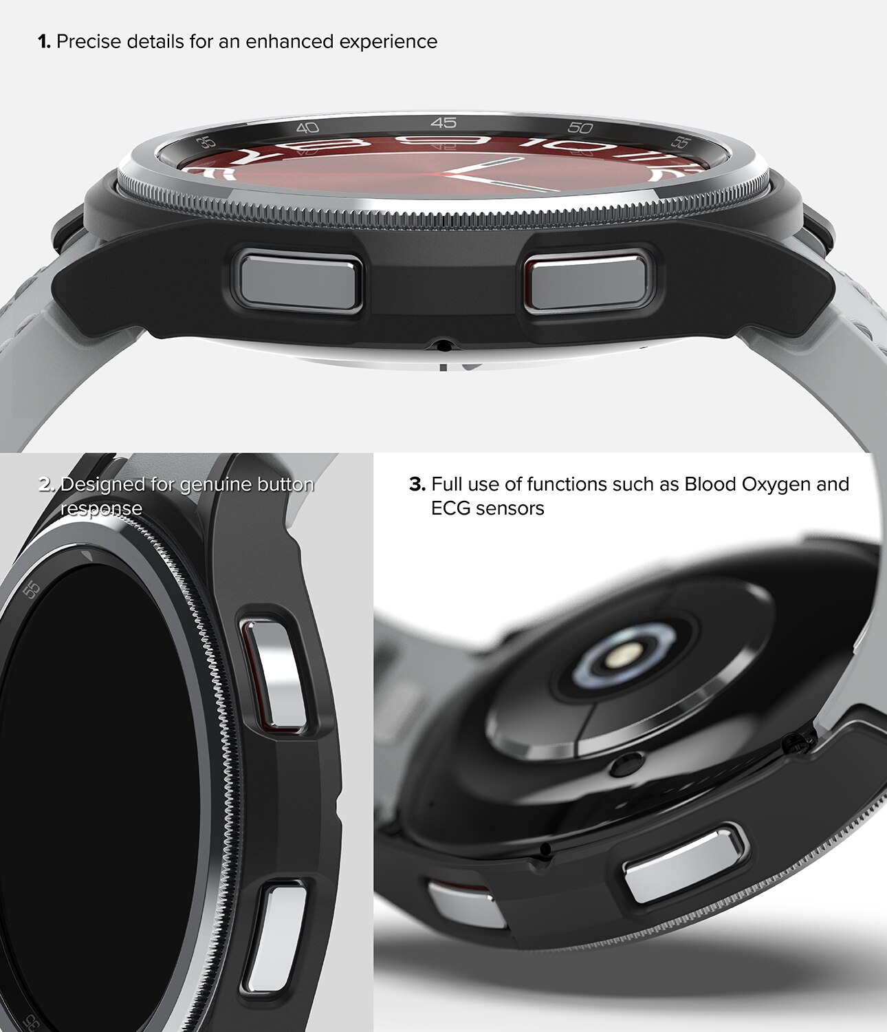 Coque Slim (2 pièces) Samsung Galaxy Watch 6 Classic 47mm, Multi-couleur / motif