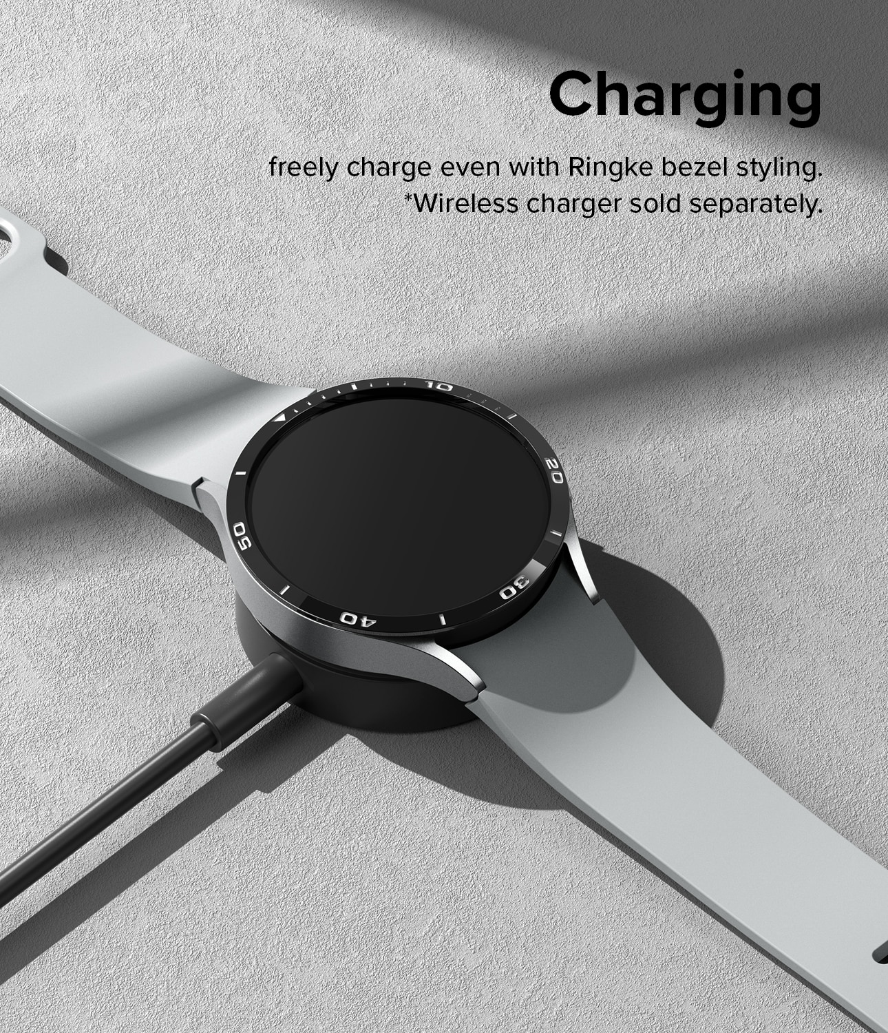 Bezel Styling Samsung Galaxy Watch 6 40mm, noir