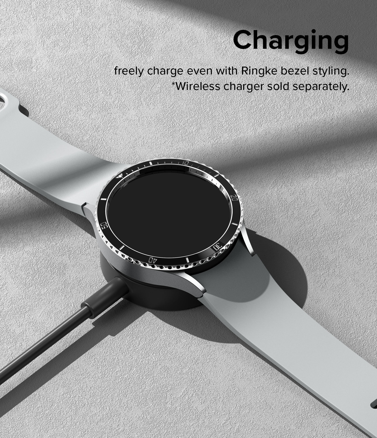 Bezel Styling Samsung Galaxy Watch 6 40mm, Fluted
