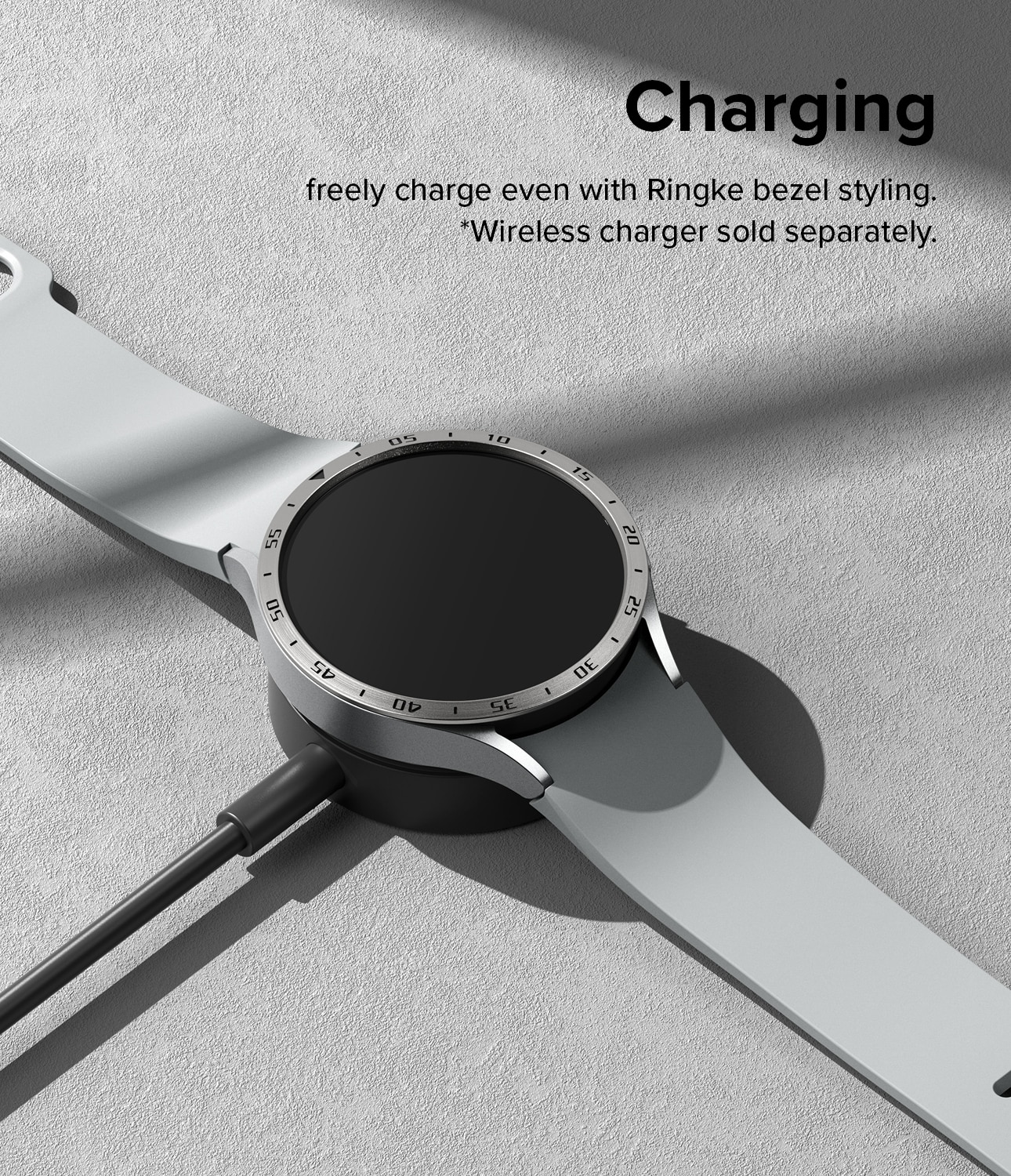 Bezel Styling Samsung Galaxy Watch 6 44mm, argent