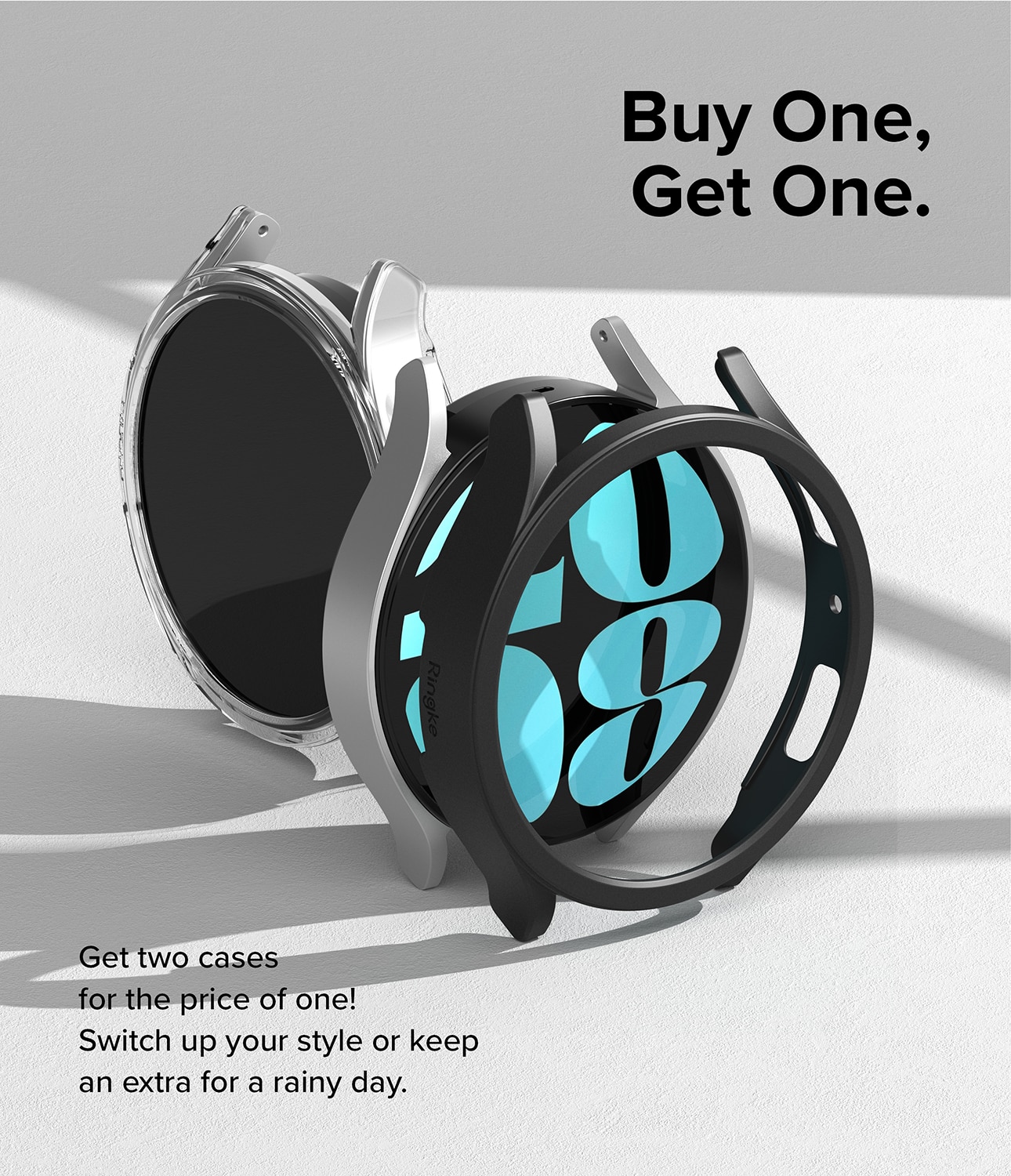 Coque Slim (2 pièces) Samsung Galaxy Watch 6 40mm, Multi-couleur / motif