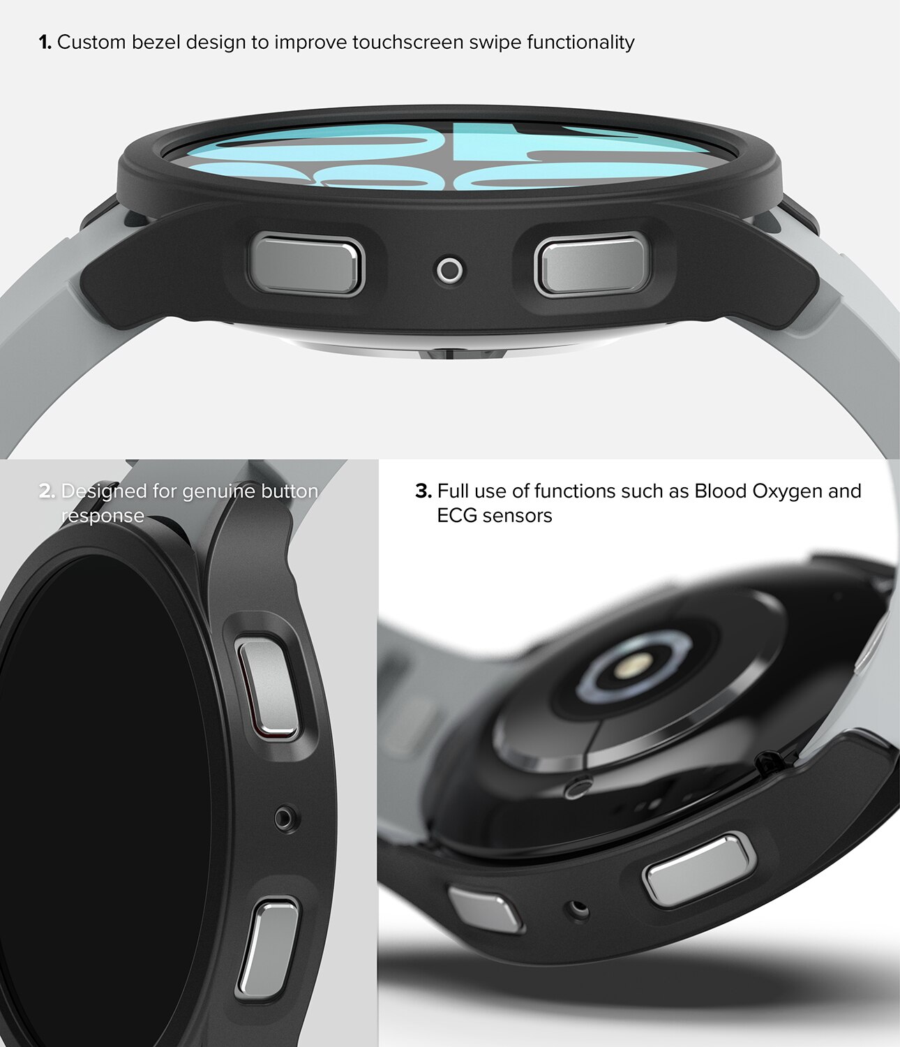 Coque Slim (2 pièces) Samsung Galaxy Watch 6 40mm, Multi-couleur / motif