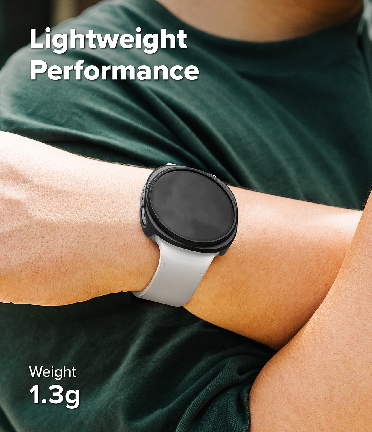 Coque Slim (2 pièces) Samsung Galaxy Watch 8 44mm, Matte Black & Clear