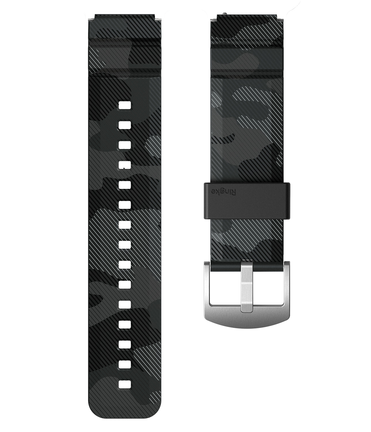 Rubber One Bold Band 20mm Lug Width, Camo