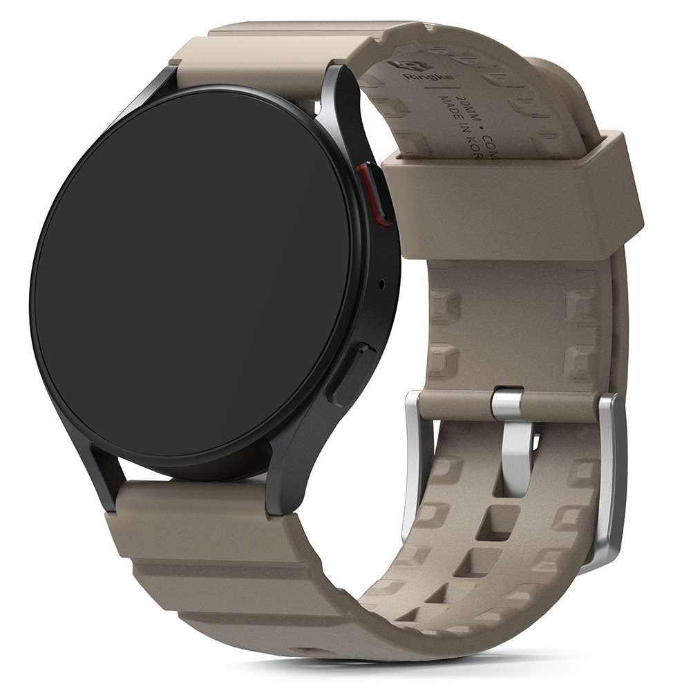 Rubber One Bold Band Samsung Galaxy Watch 4 Classic 46mm, Gray Sand