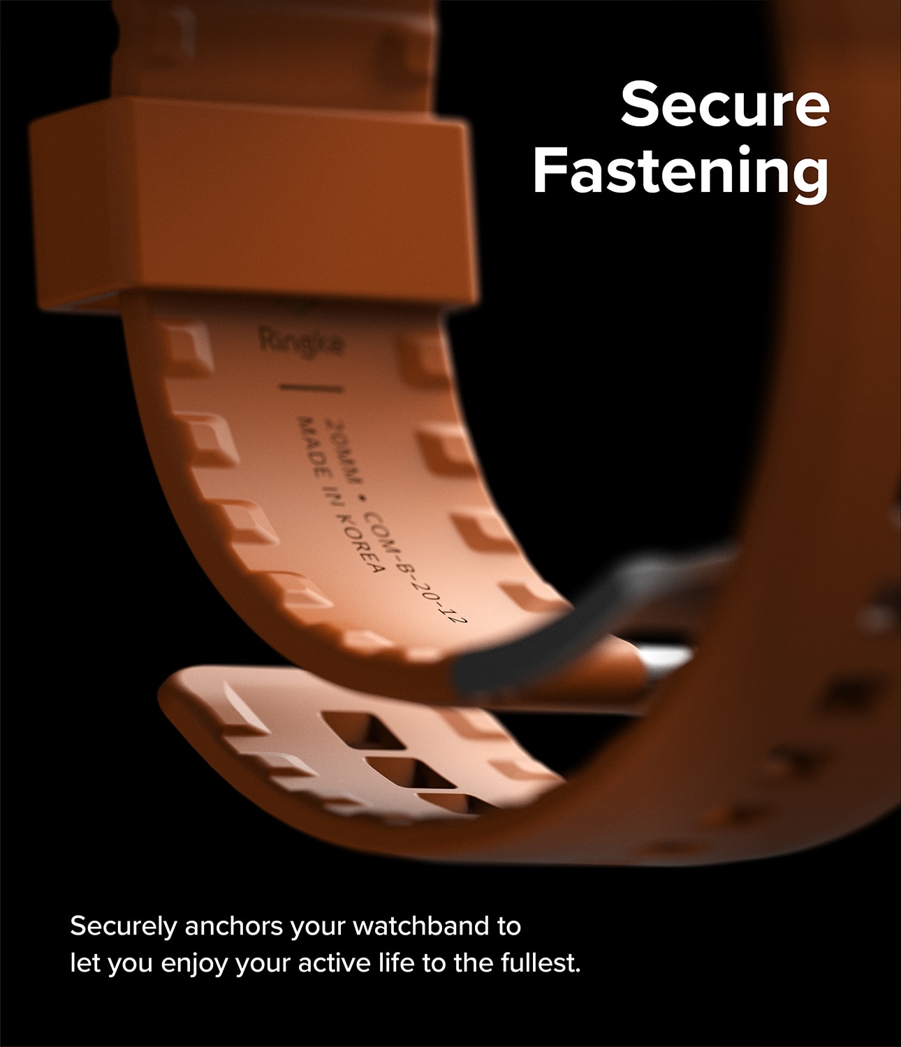 Rubber One Bold Band Samsung Galaxy Watch 4 44mm, Orange