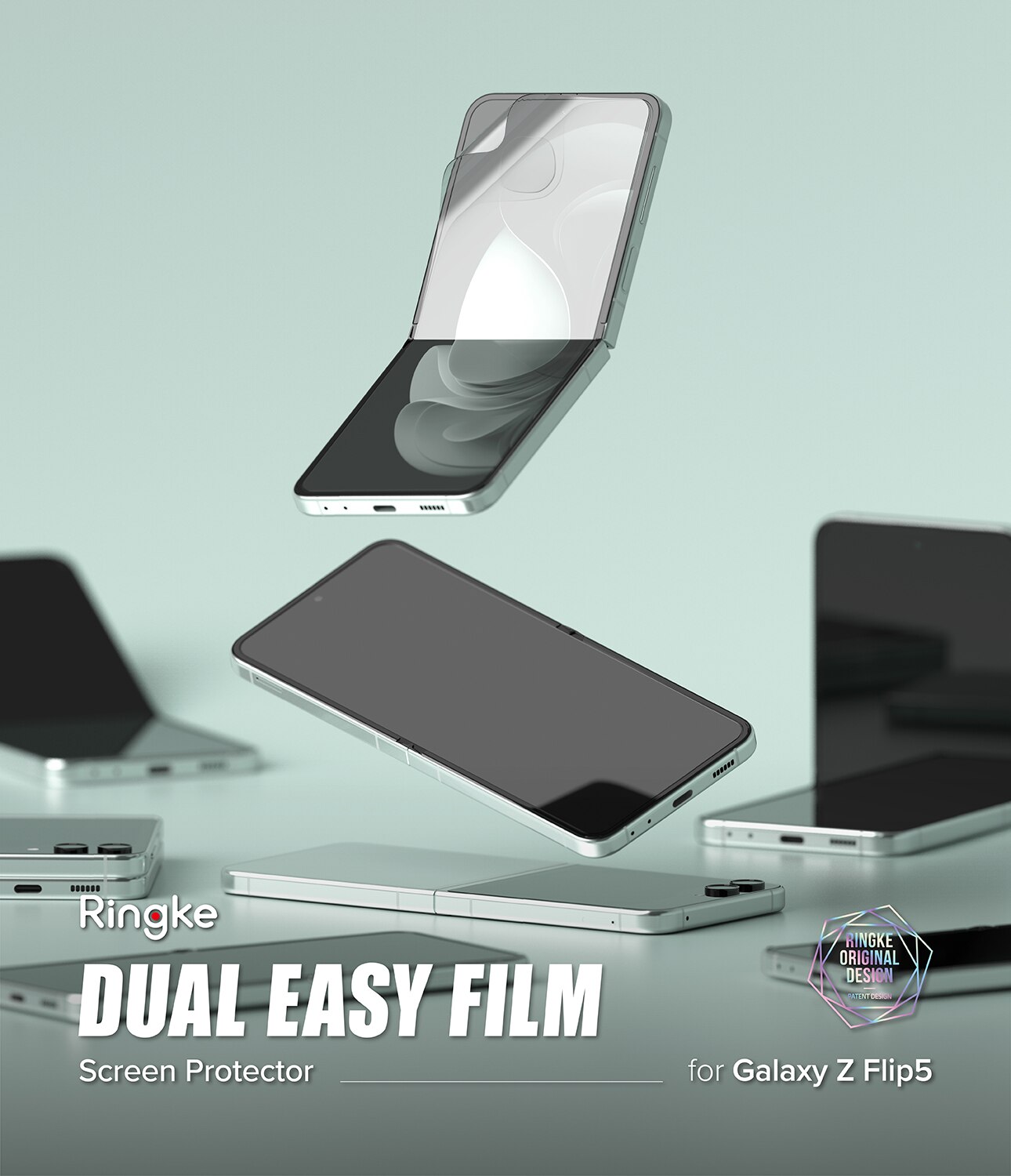 Dual Easy Screen Protector (2 pièces) Samsung Galaxy Z Flip 5