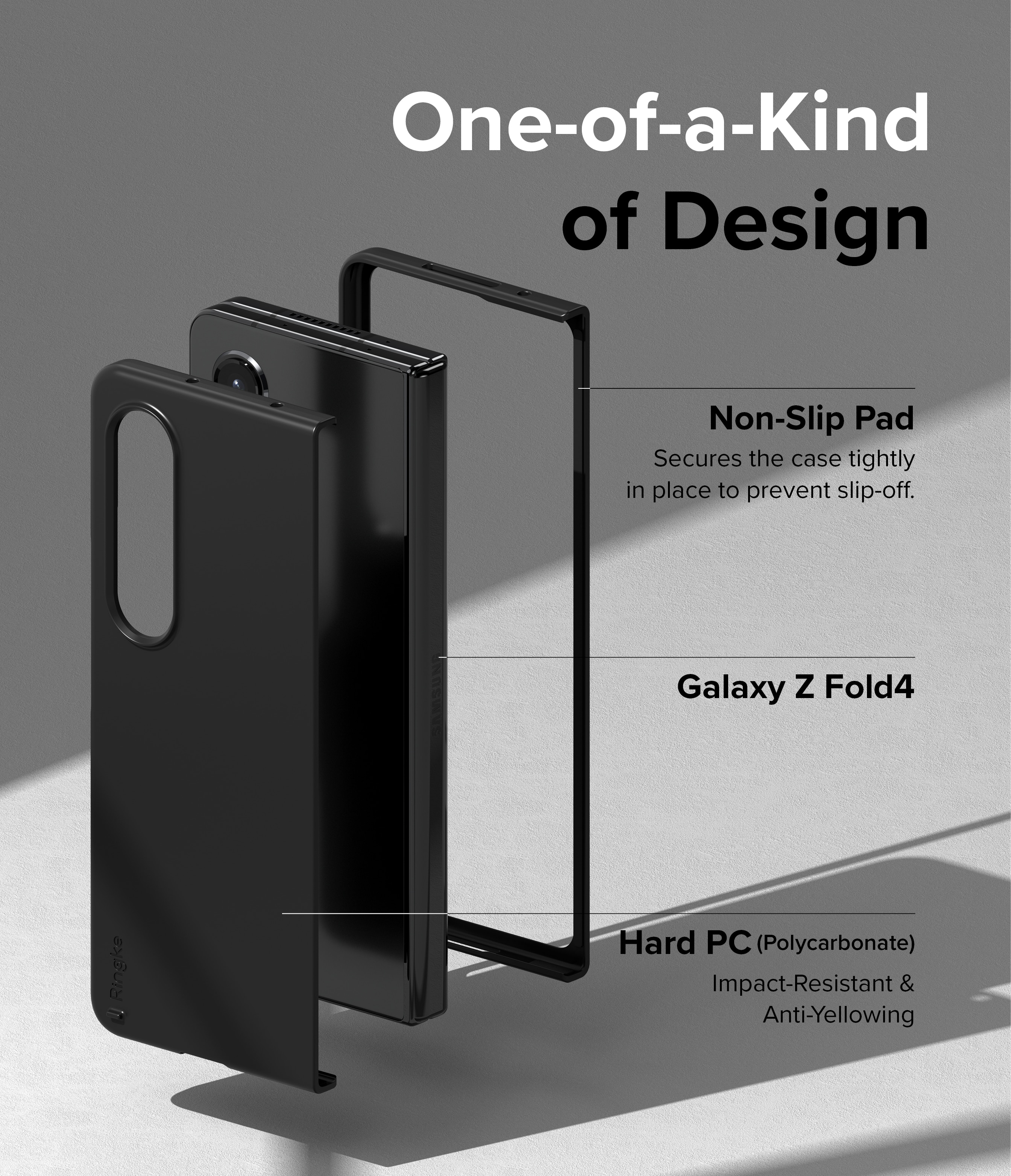 Coque Slim Samsung Galaxy Z Fold 4 Black