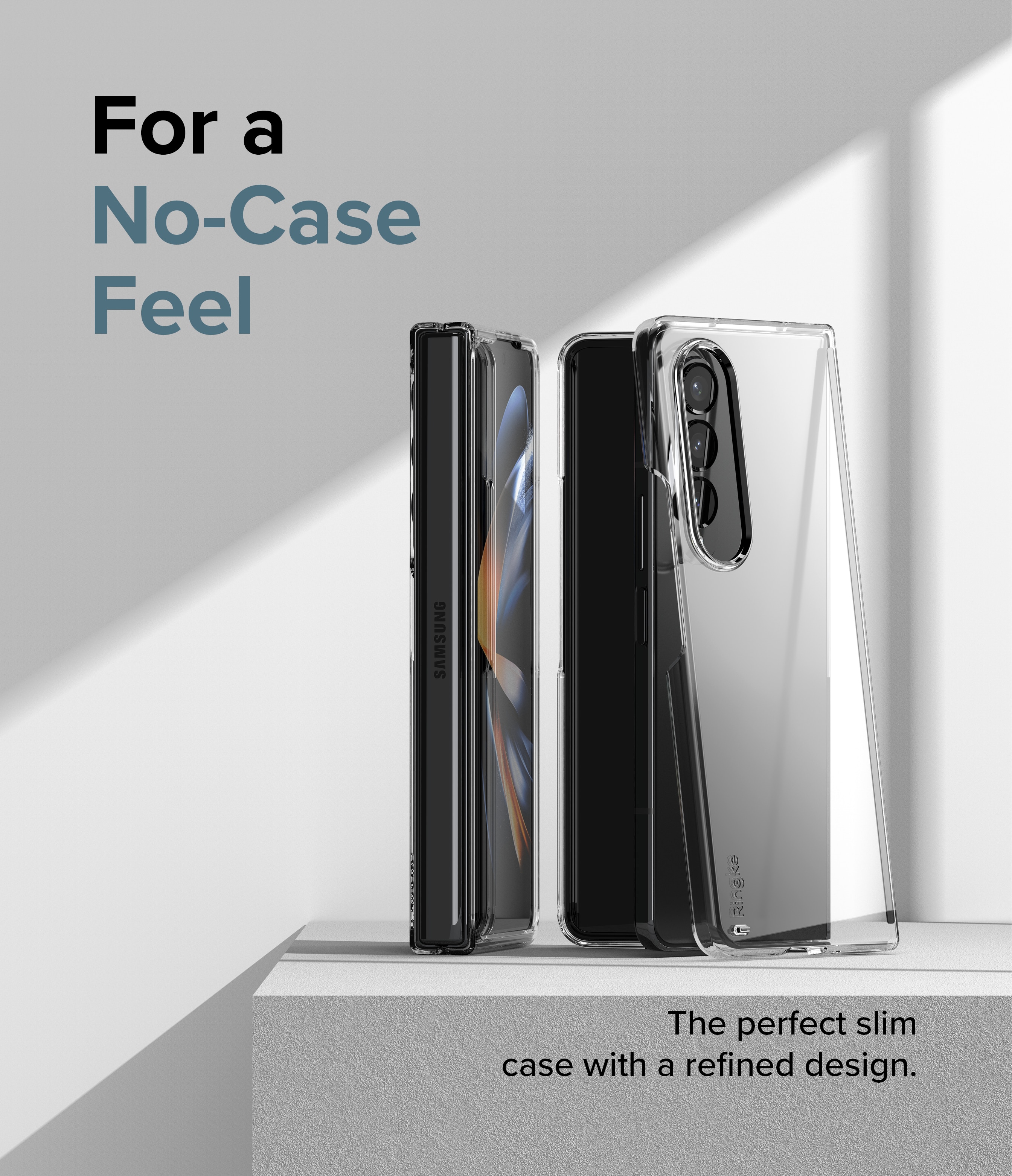 Coque Slim Samsung Galaxy Z Fold 4 Clear