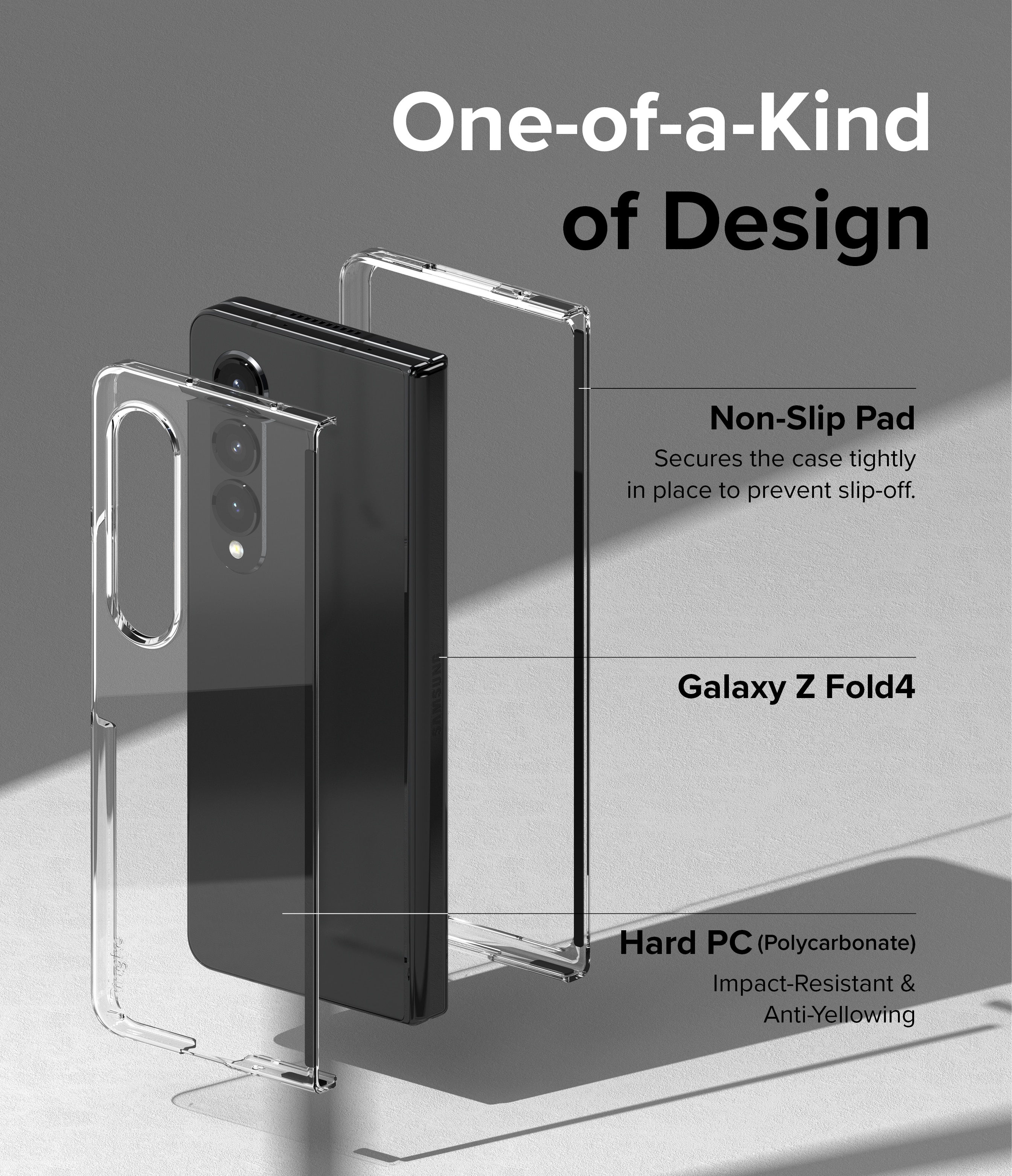 Coque Slim Samsung Galaxy Z Fold 4 Clear