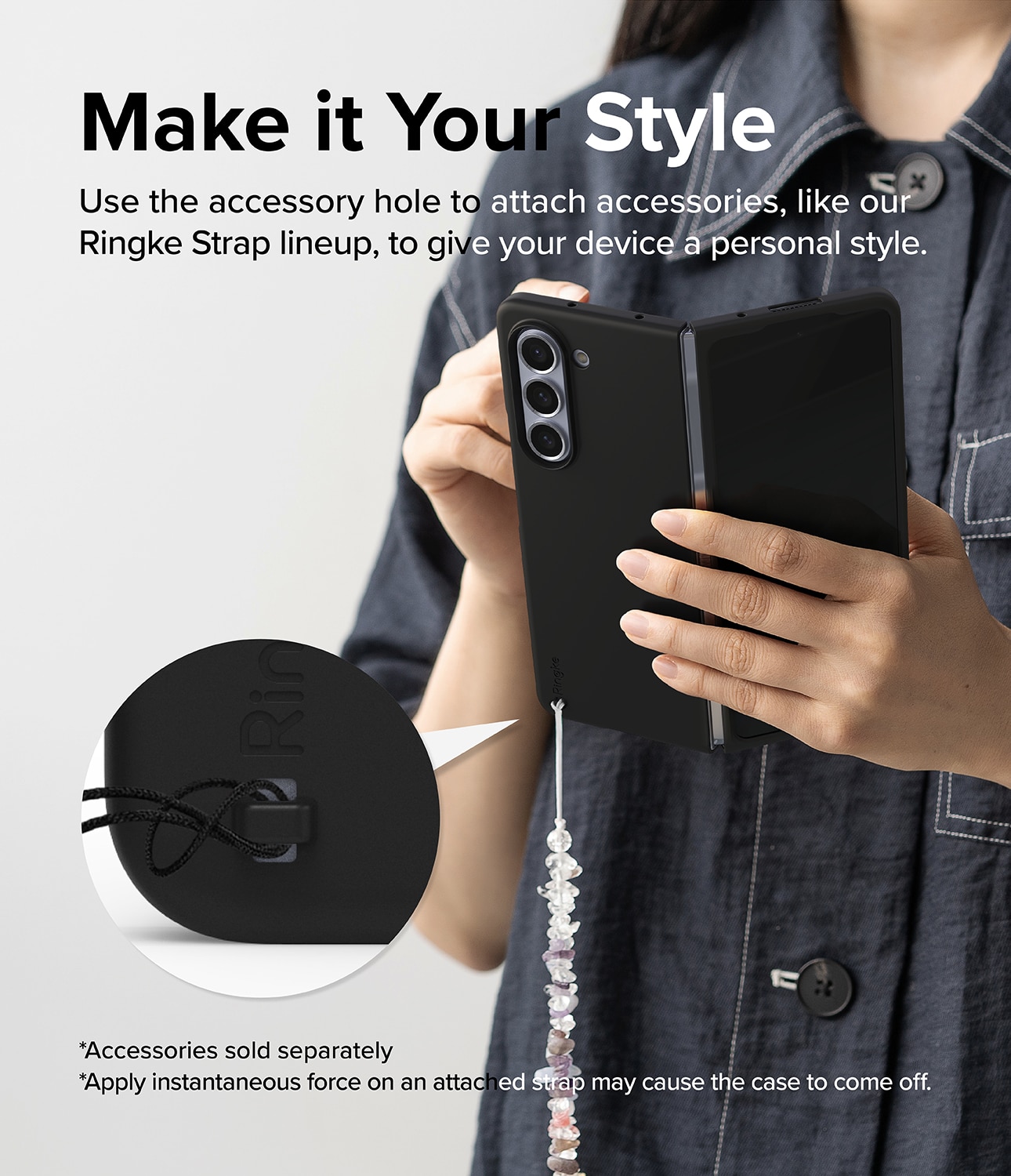 Coque Slim Samsung Galaxy Z Fold 5 Black