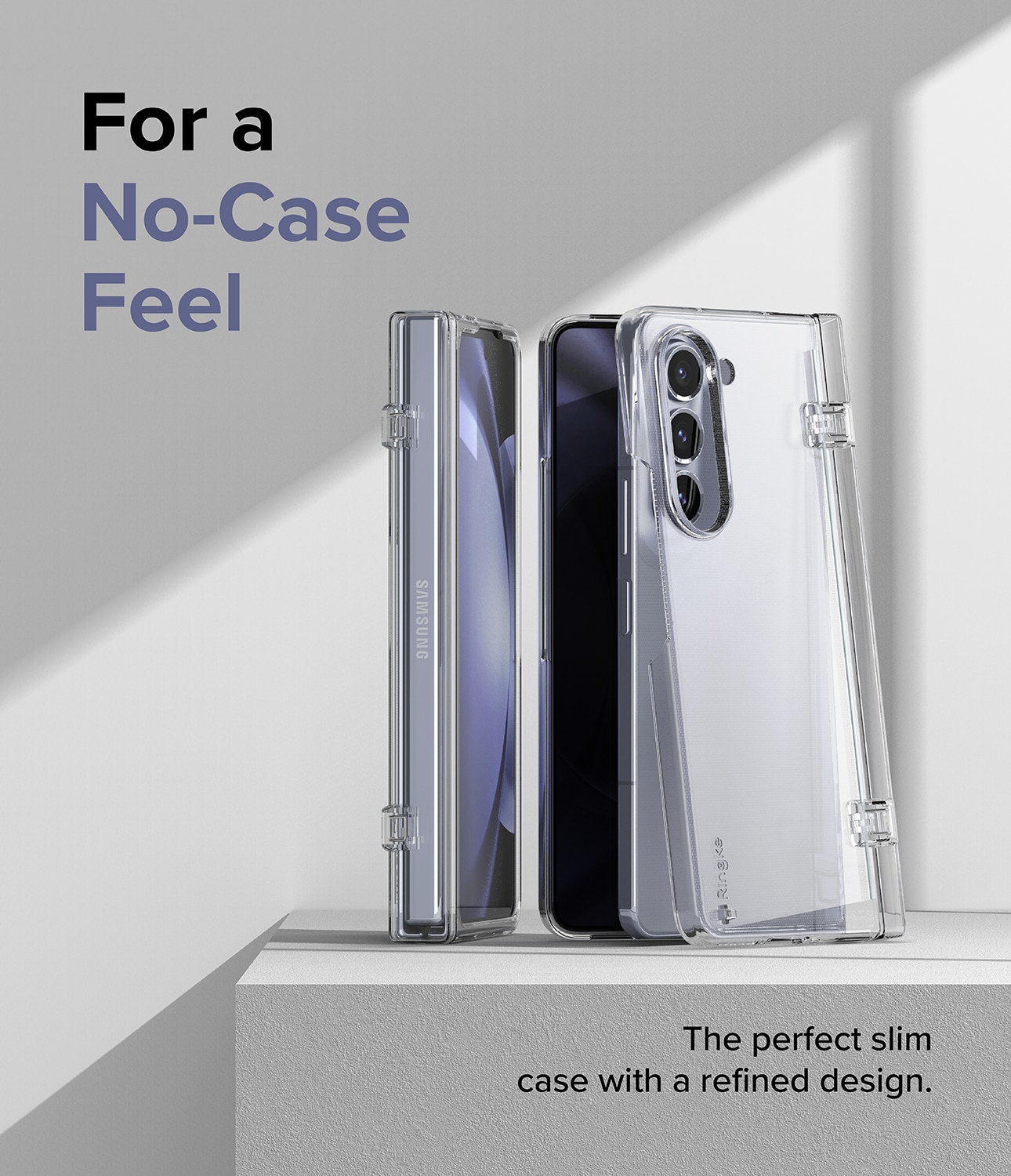Coque Slim Hinge Samsung Galaxy Z Fold 5 Clear