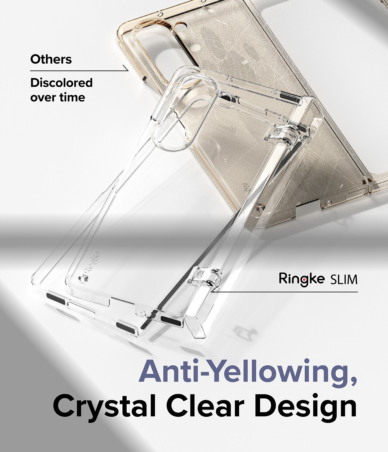 Coque Slim Hinge Samsung Galaxy Z Fold 5 Clear