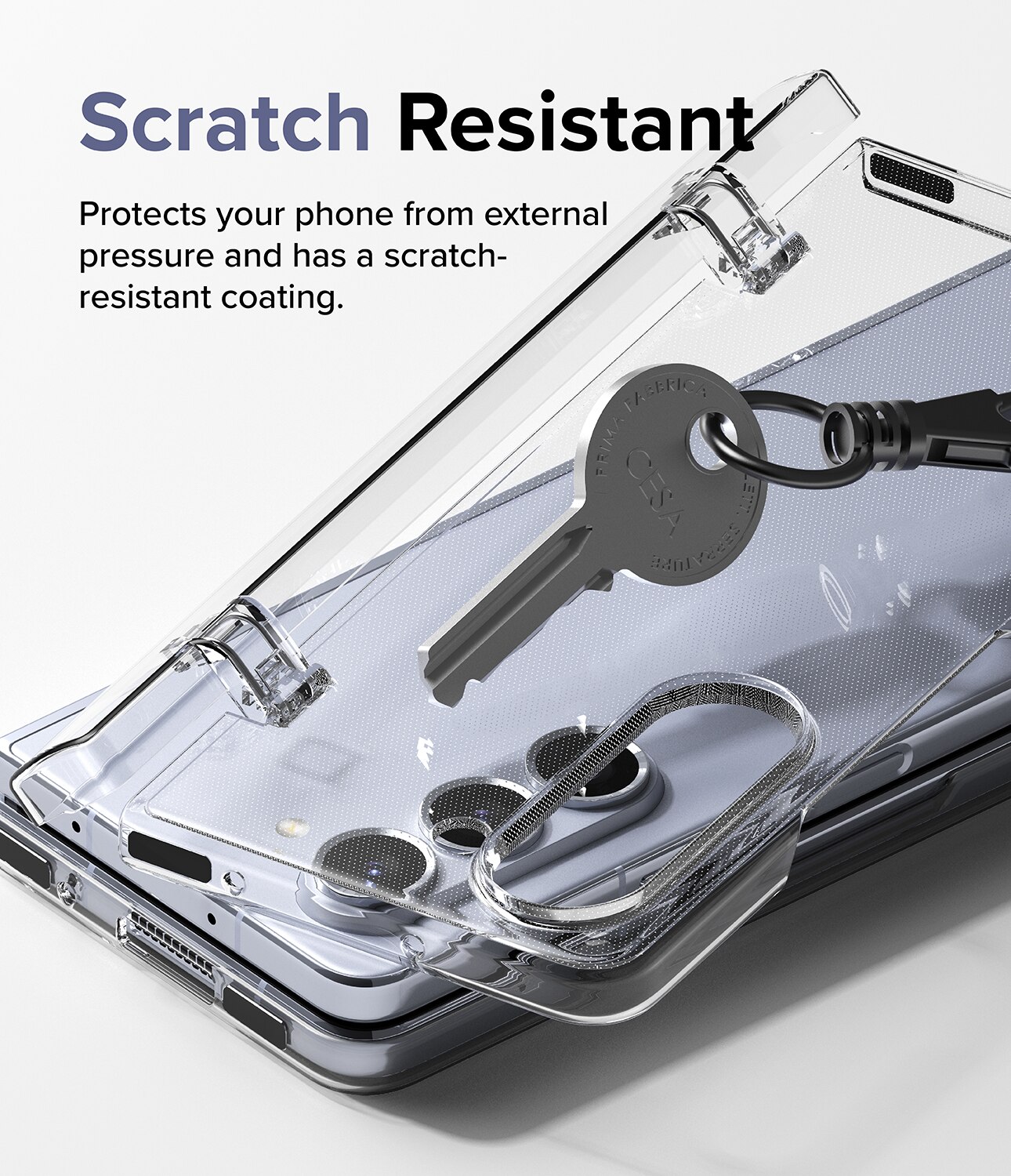 Coque Slim Hinge Samsung Galaxy Z Fold 5 Clear