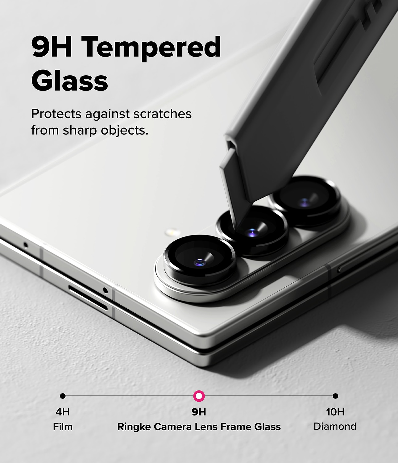Camera Lens Frame Glass (2 pièces) Samsung Galaxy Z Fold 7 Black
