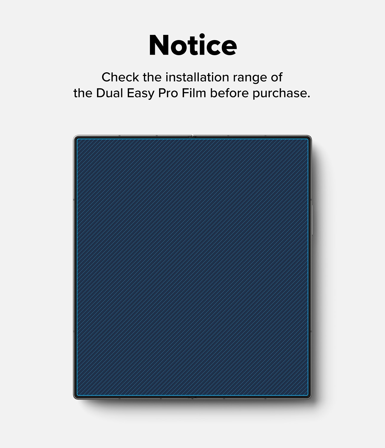 Dual Easy Pro Screen Protector (2 pièces) Samsung Galaxy Z Fold 7