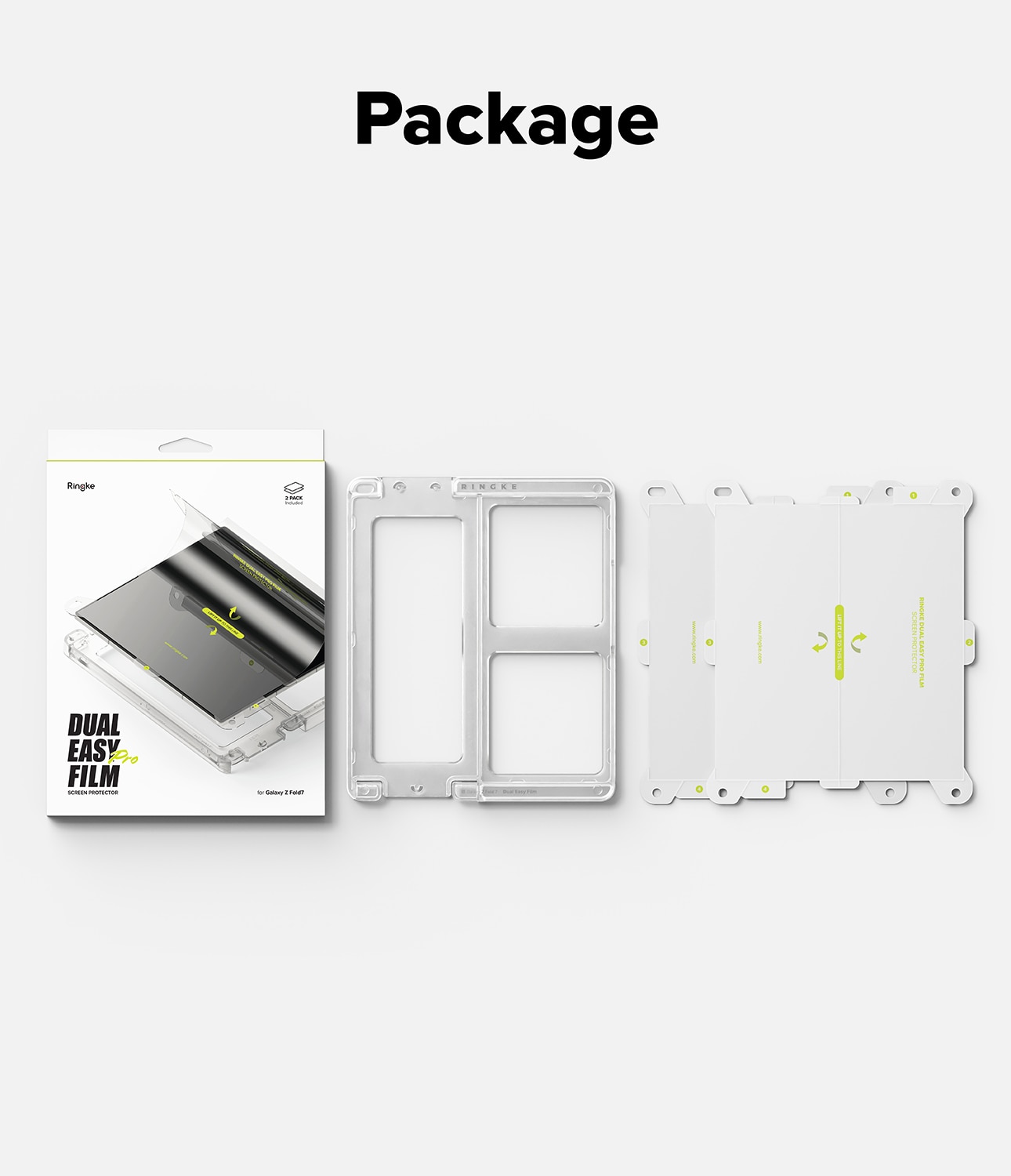 Dual Easy Pro Screen Protector (2 pièces) Samsung Galaxy Z Fold 7