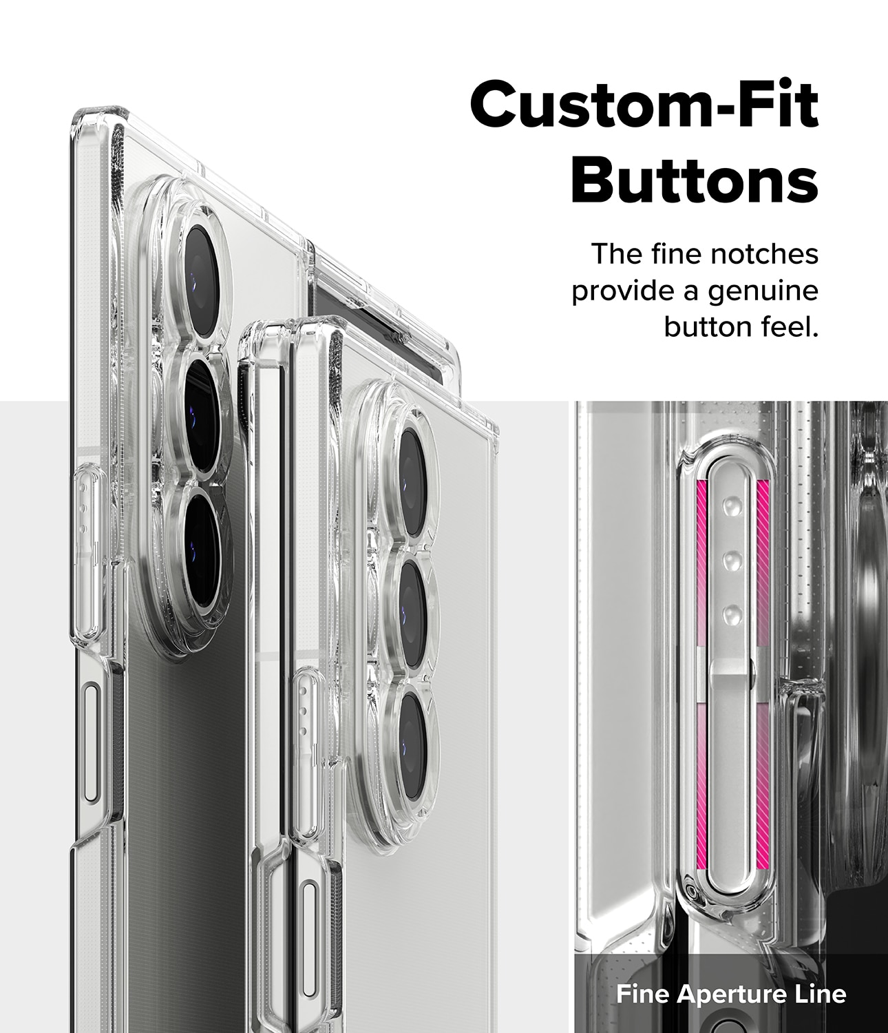 Coque Fusion Samsung Galaxy Z Fold 7, Clear