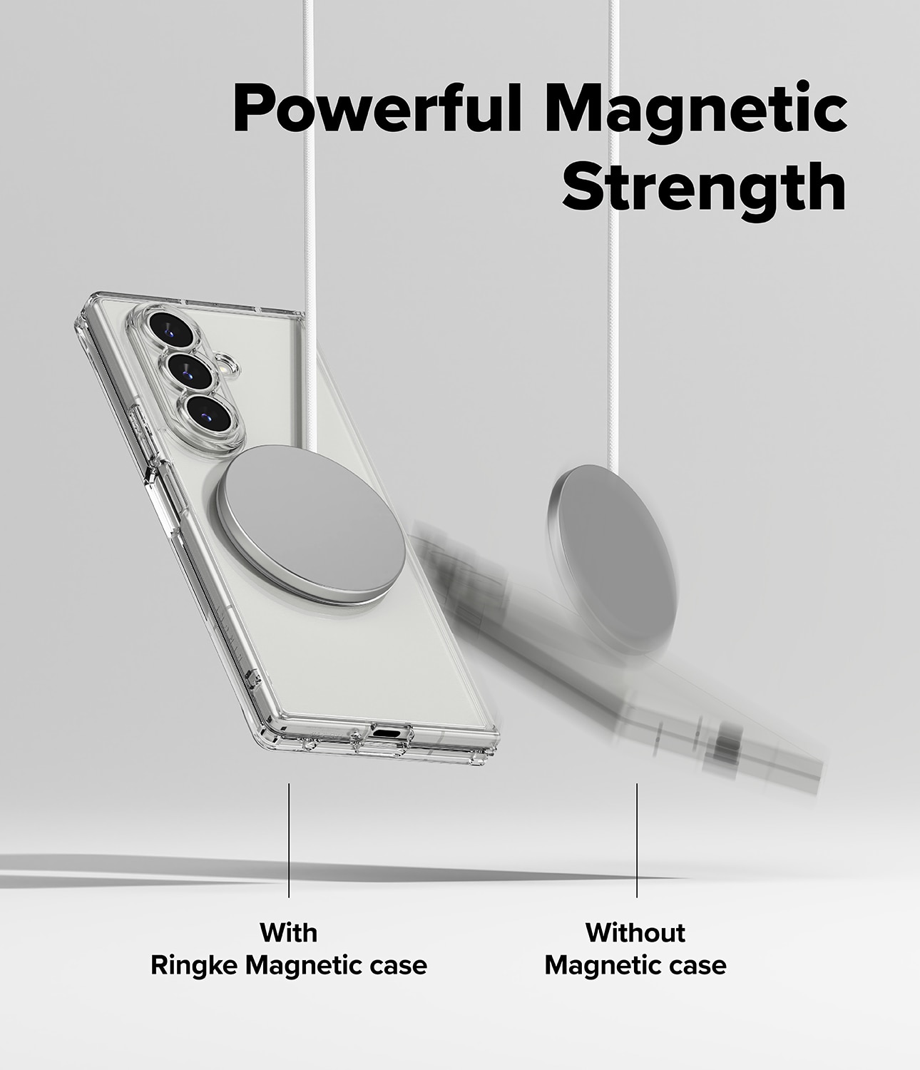 Coque Fusion Magnetic Samsung Galaxy Z Fold 7 Transparent