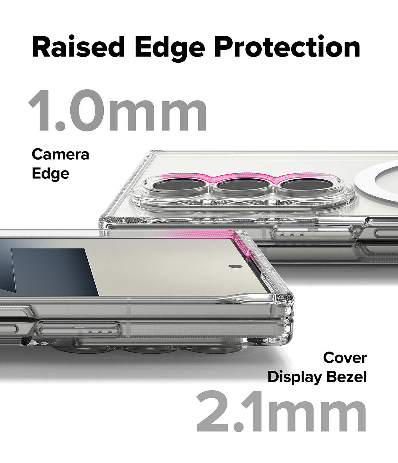 Coque Fusion Magnetic Samsung Galaxy Z Fold 7 Transparent