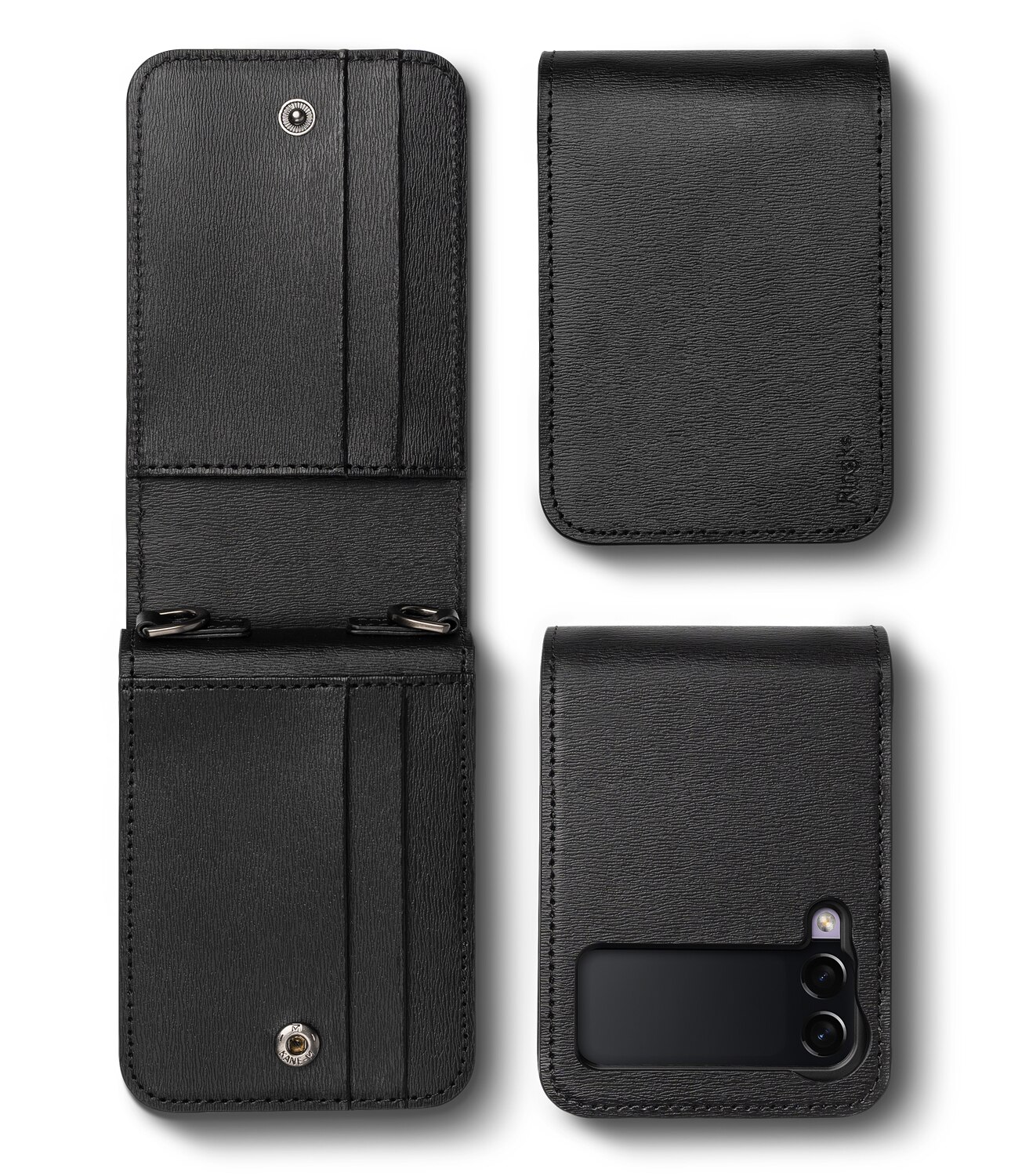 Folio Signature Wallet Samsung Galaxy Z Flip 3 Black