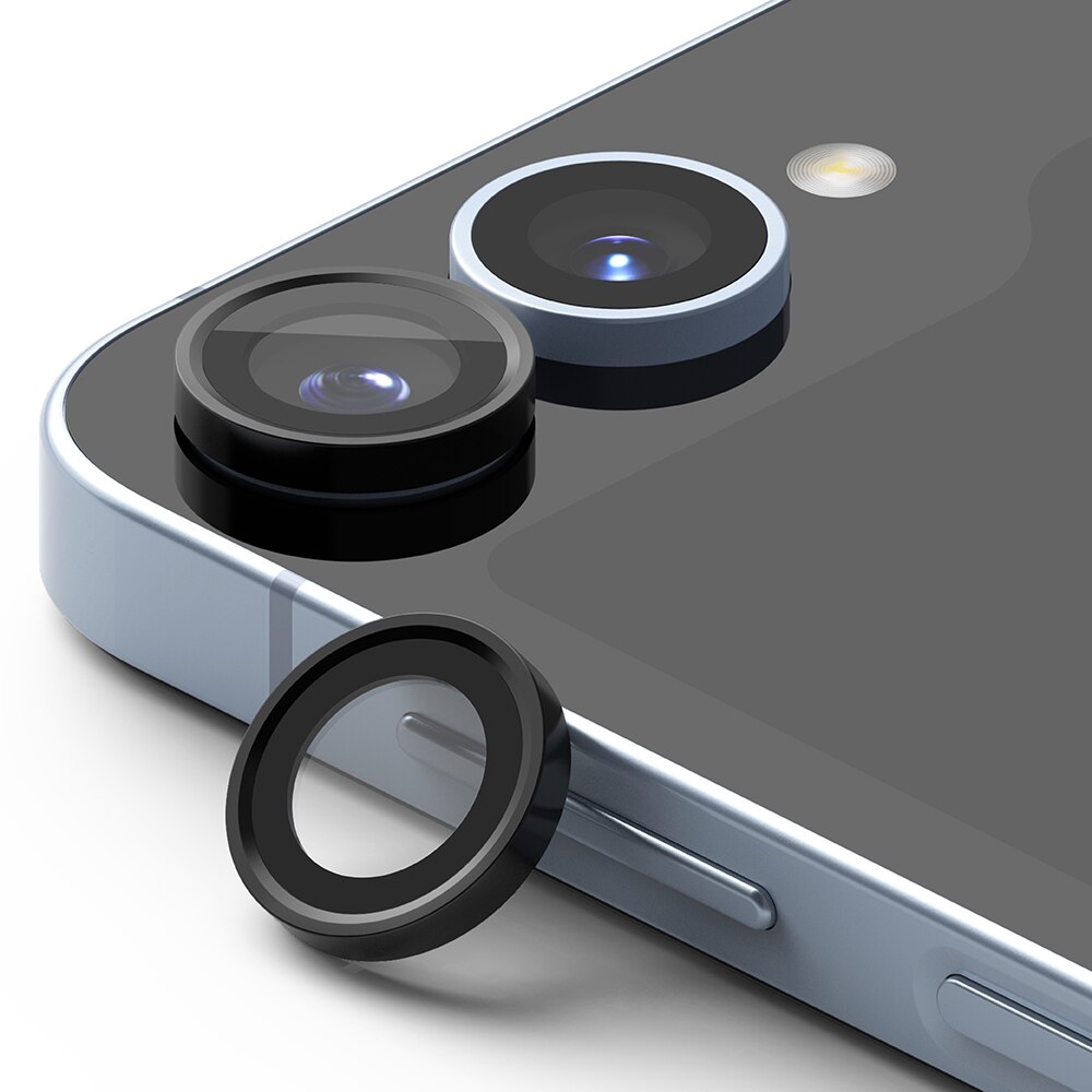 Camera Lens Frame Glass (2 pièces) Samsung Galaxy Z Flip 6 Black