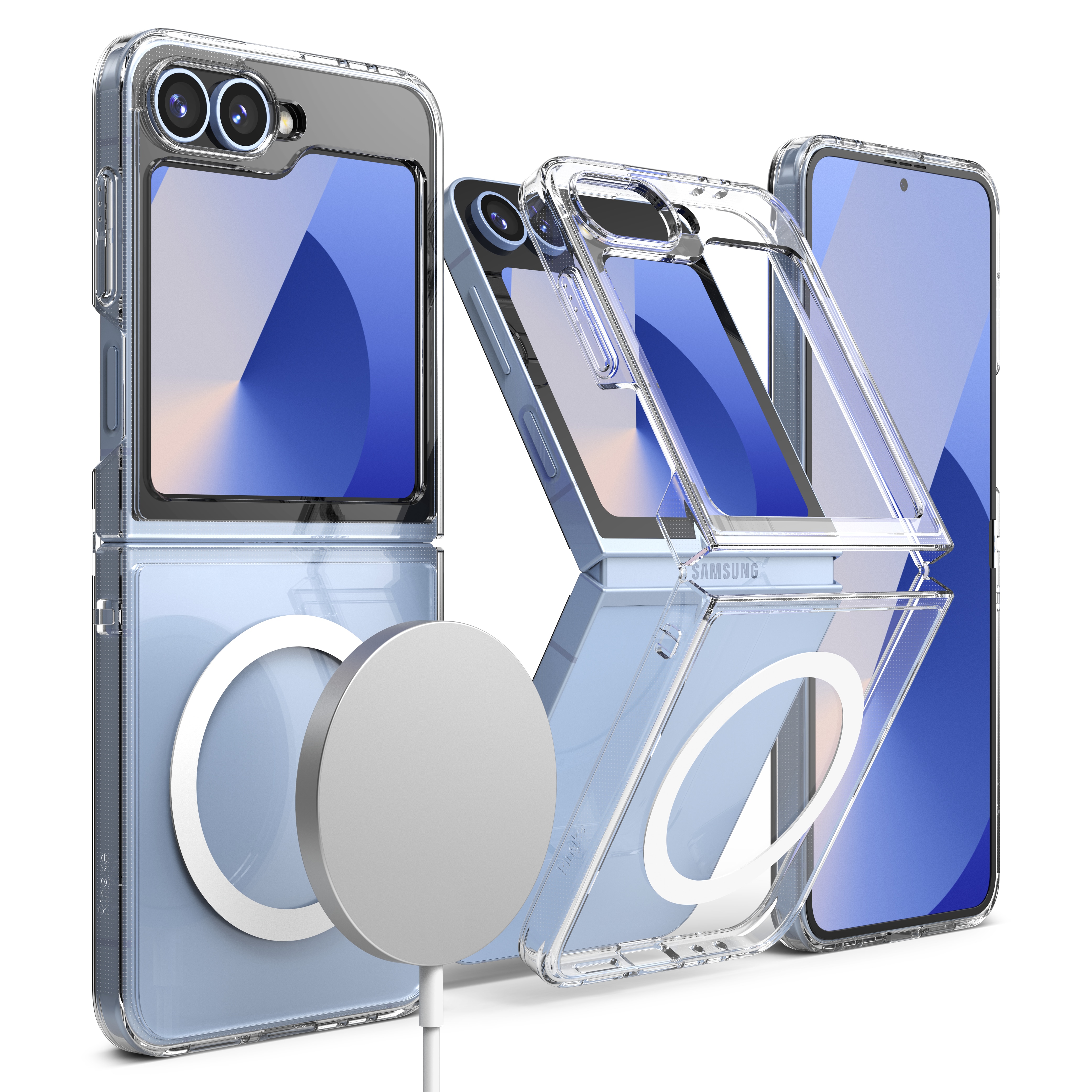 Coque Fusion Magnetic Samsung Galaxy Z Flip 6 Transparent