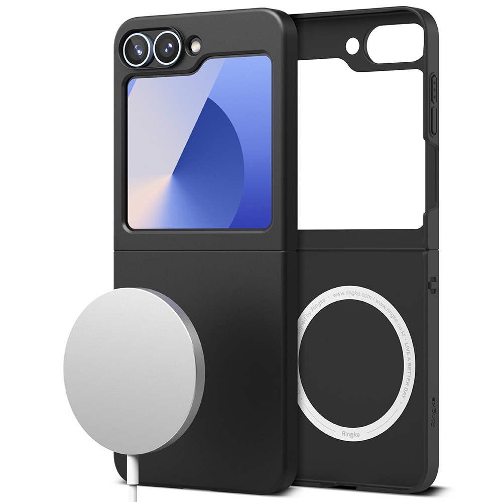 Coque Slim Magnetic Samsung Galaxy Z Flip 6, Black