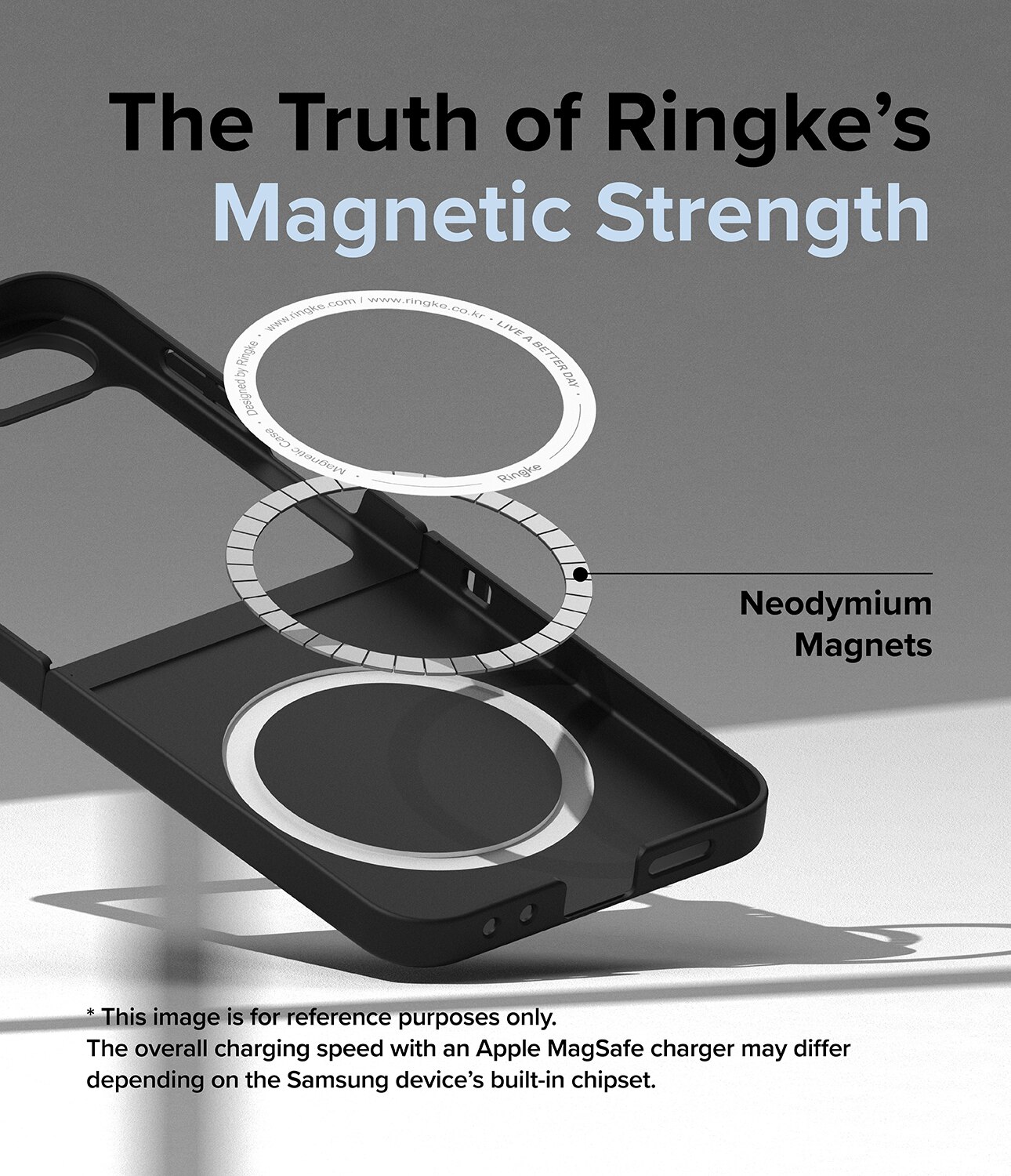Coque Slim Magnetic Samsung Galaxy Z Flip 6, Black